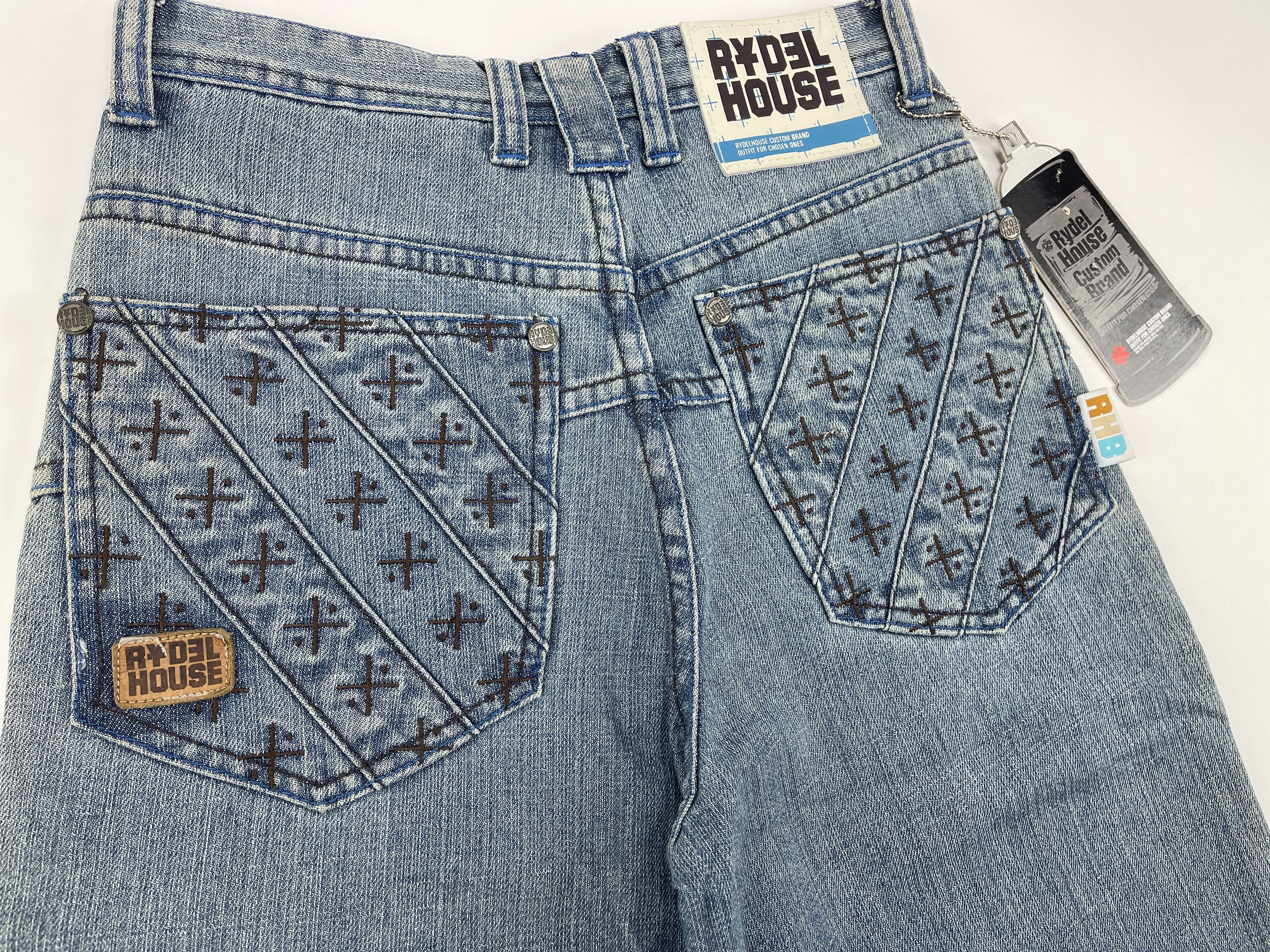 Vintage Rydel House shorts, vintage jeans 90s hip hop 1990s baggy 26 Size US 26 / EU 42 - 5 Thumbnail