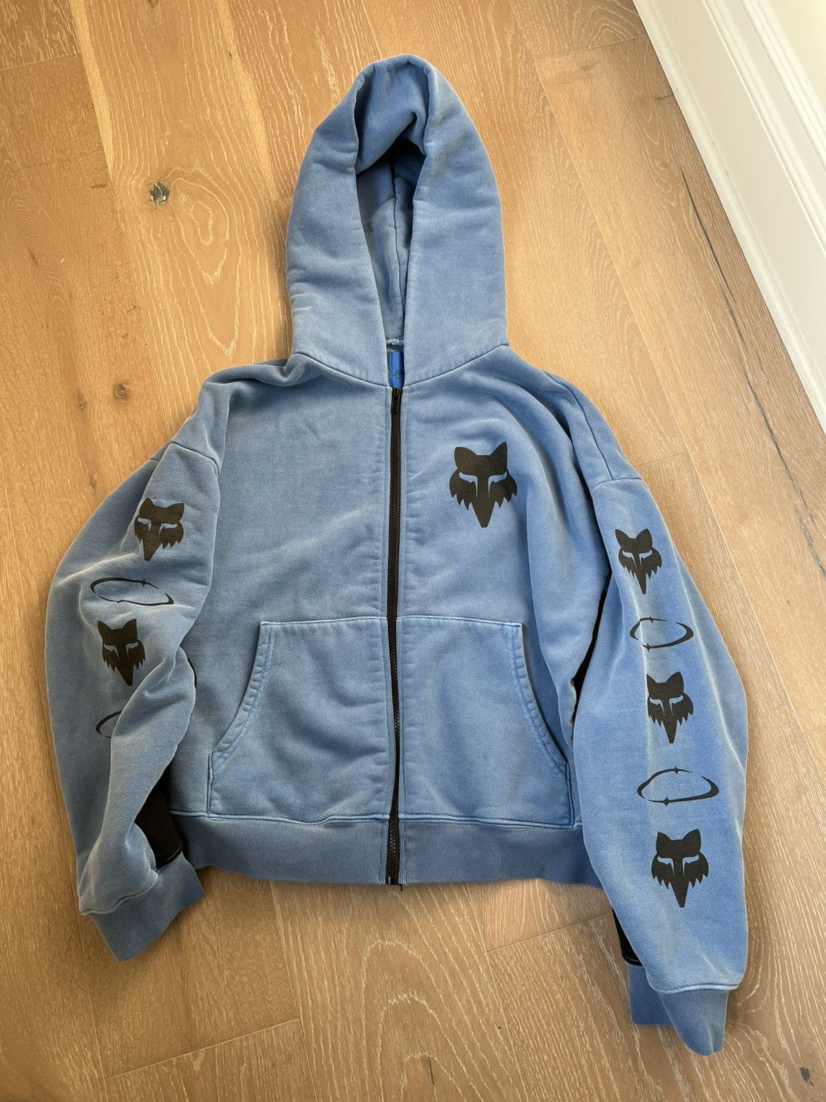 Honolulu Pawnshop x Fox PIT CREW ZIP UP HOODIE
