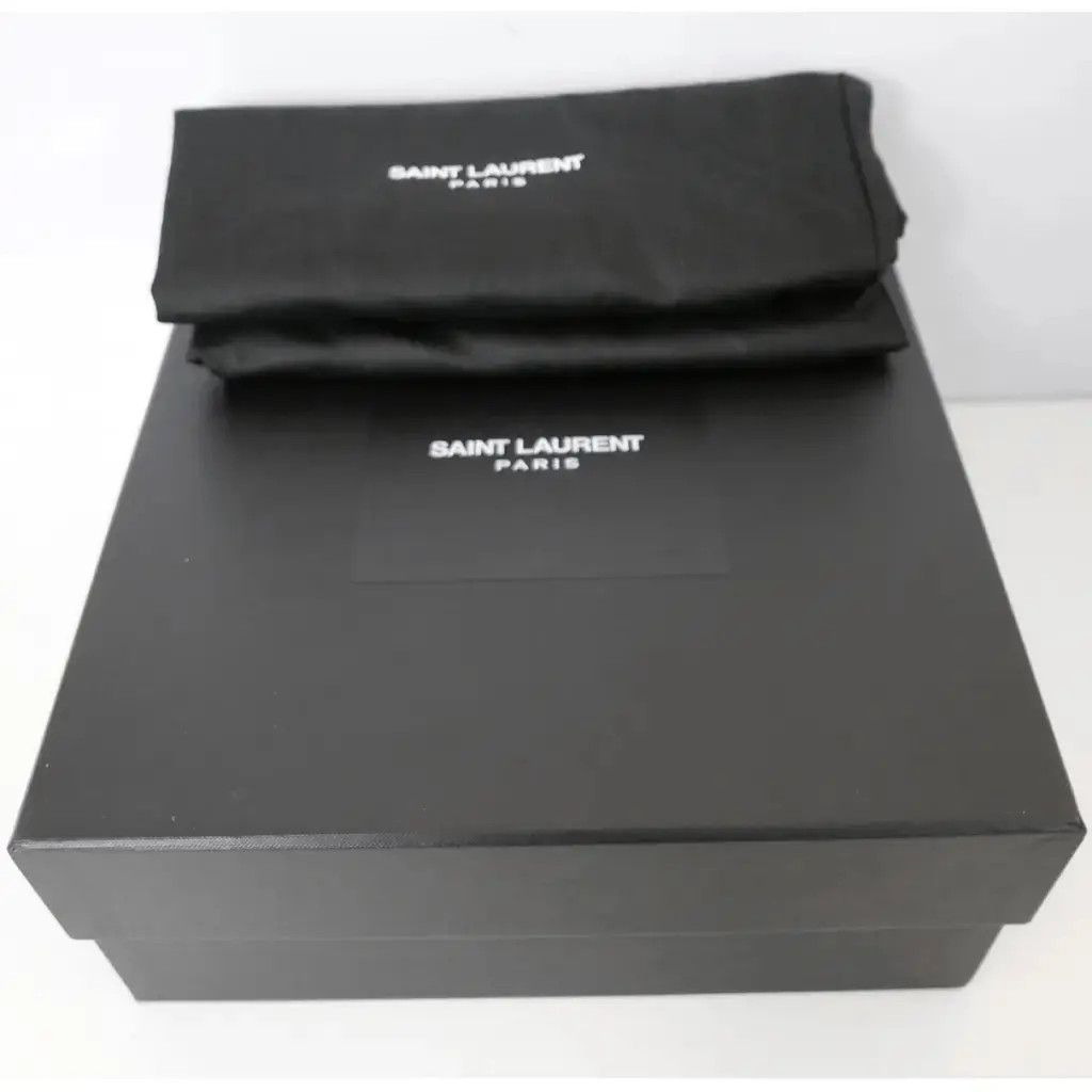 Saint Laurent Paris Saint Laurent Suede Lace-Up Caged Sandals Size US 7.5 / IT 37.5 - 7 Thumbnail