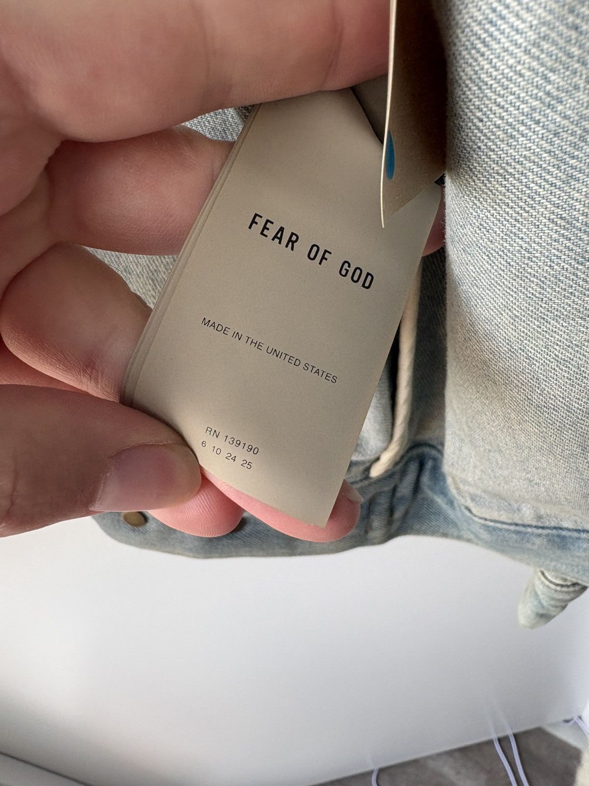 Fear of God Fear Of God Mainline Denim Blouson Size US XXL / EU 58 / 5 - 7 Thumbnail