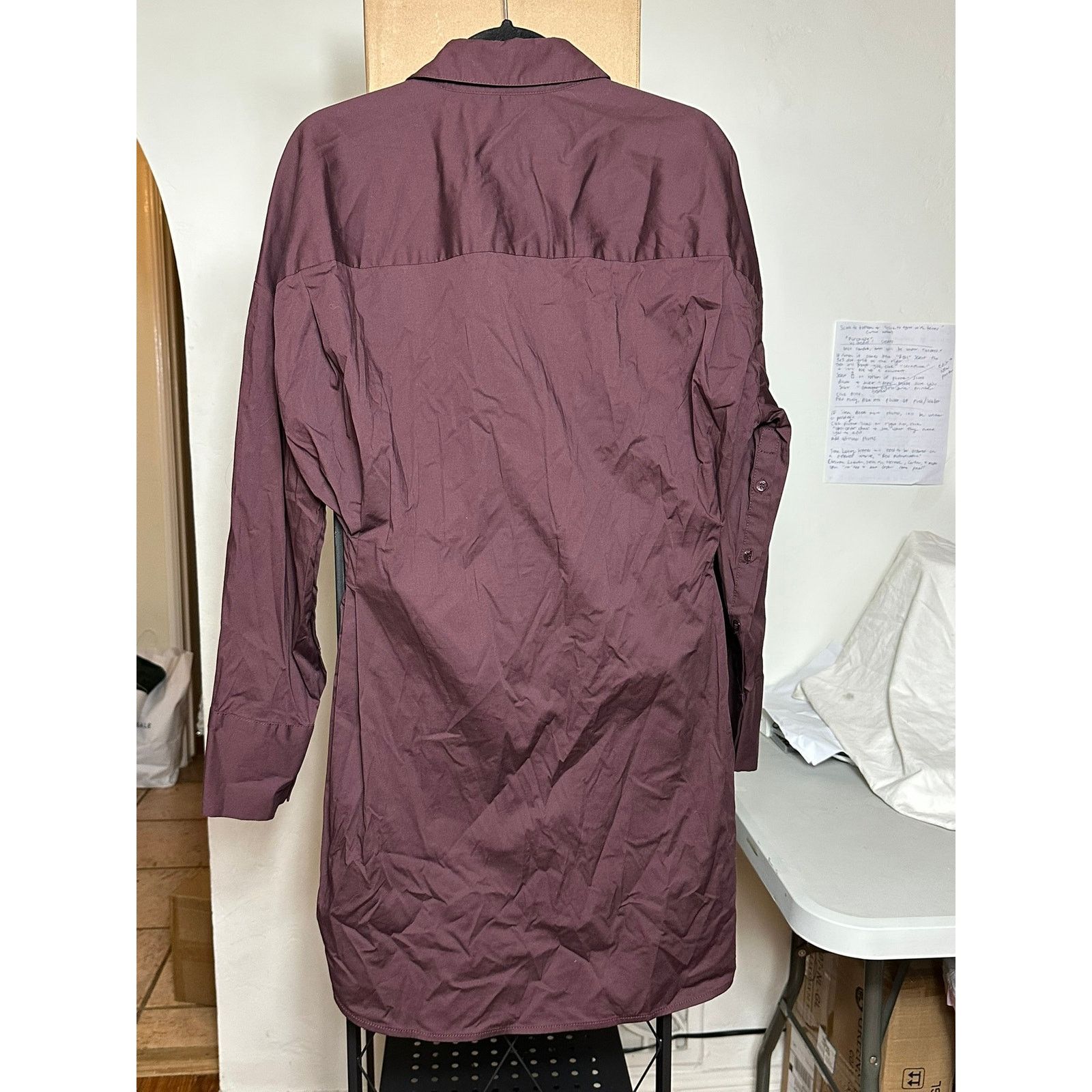 Staud STAUD Cindy Dress Merlot L Size L / US 10 / IT 46 - 2 Thumbnail