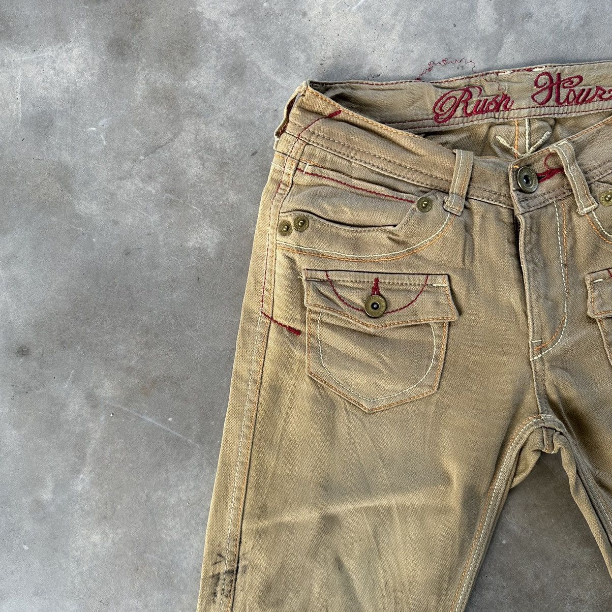Japanese Brand Vintage Rush Hour Multi Pocket Casual Trousers Flare Pants Size US 26 / EU 42 - 4 Thumbnail