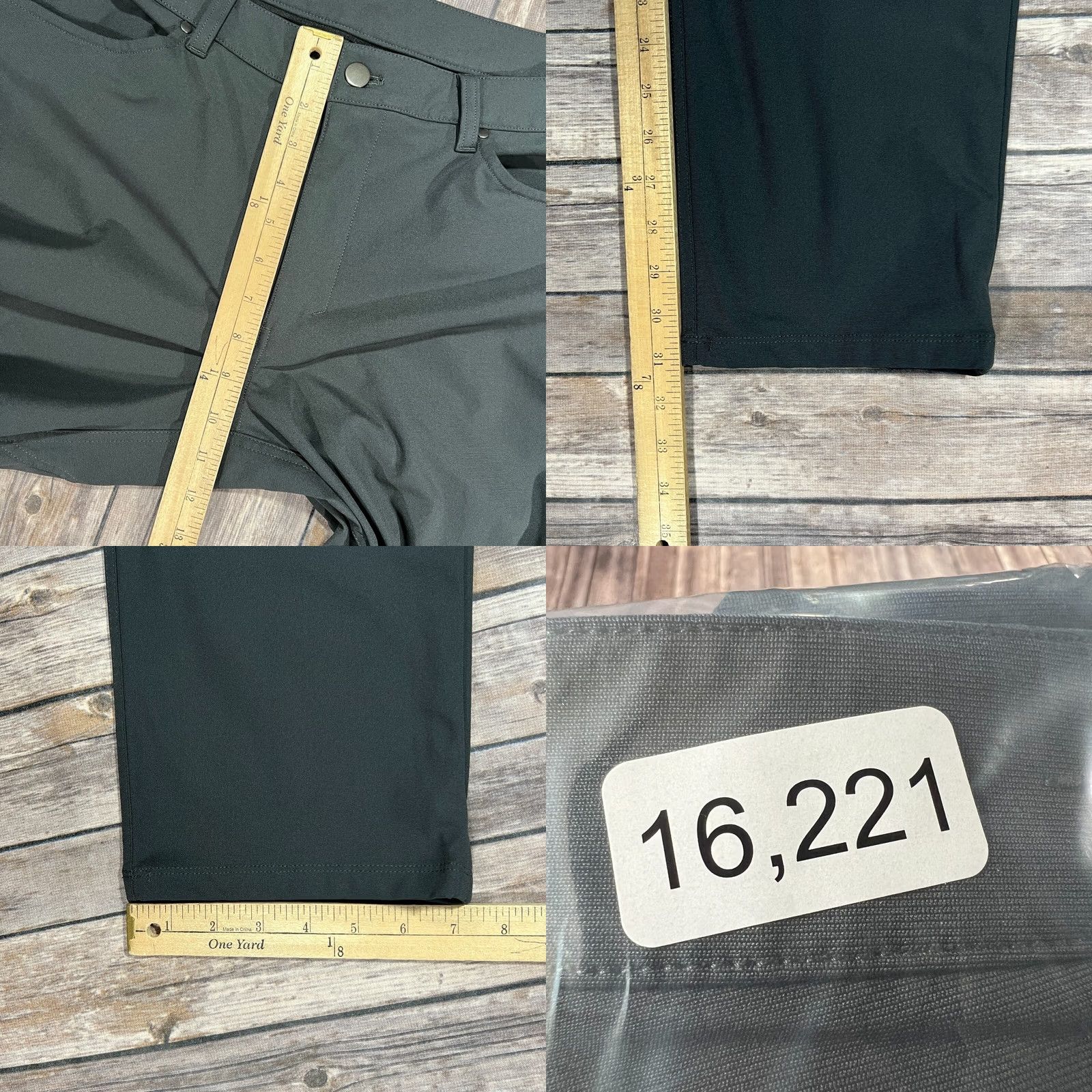 Lululemon Lululemon ABC Classic Fit Pants 36x31 Grey Warpstreme Performance Chino Mens Size US 36 / EU 52 - 8 Thumbnail