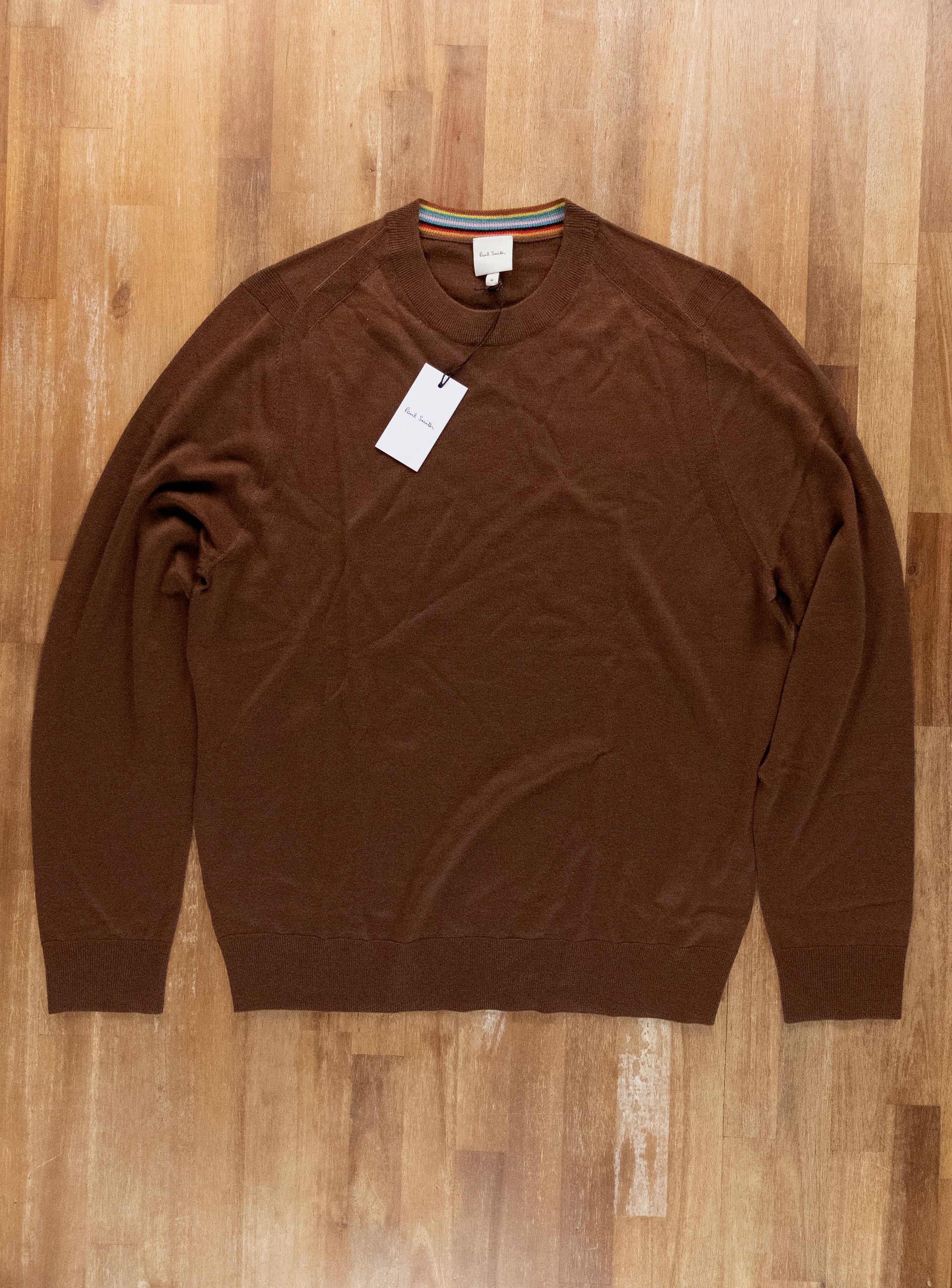 Paul Smith PAUL SMITH mainline brown merino wool sweater Medium Size US M / EU 48-50 / 2 - 1 Thumbnail
