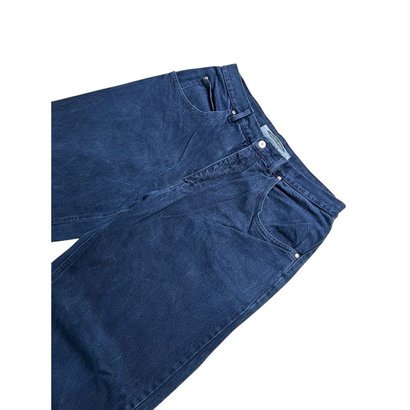Anchor Blue Vintage 90s Anchor Blue Baggy Jeans37x31) Wide Leg USA Talon Size US 38 / EU 54 - 10 Thumbnail
