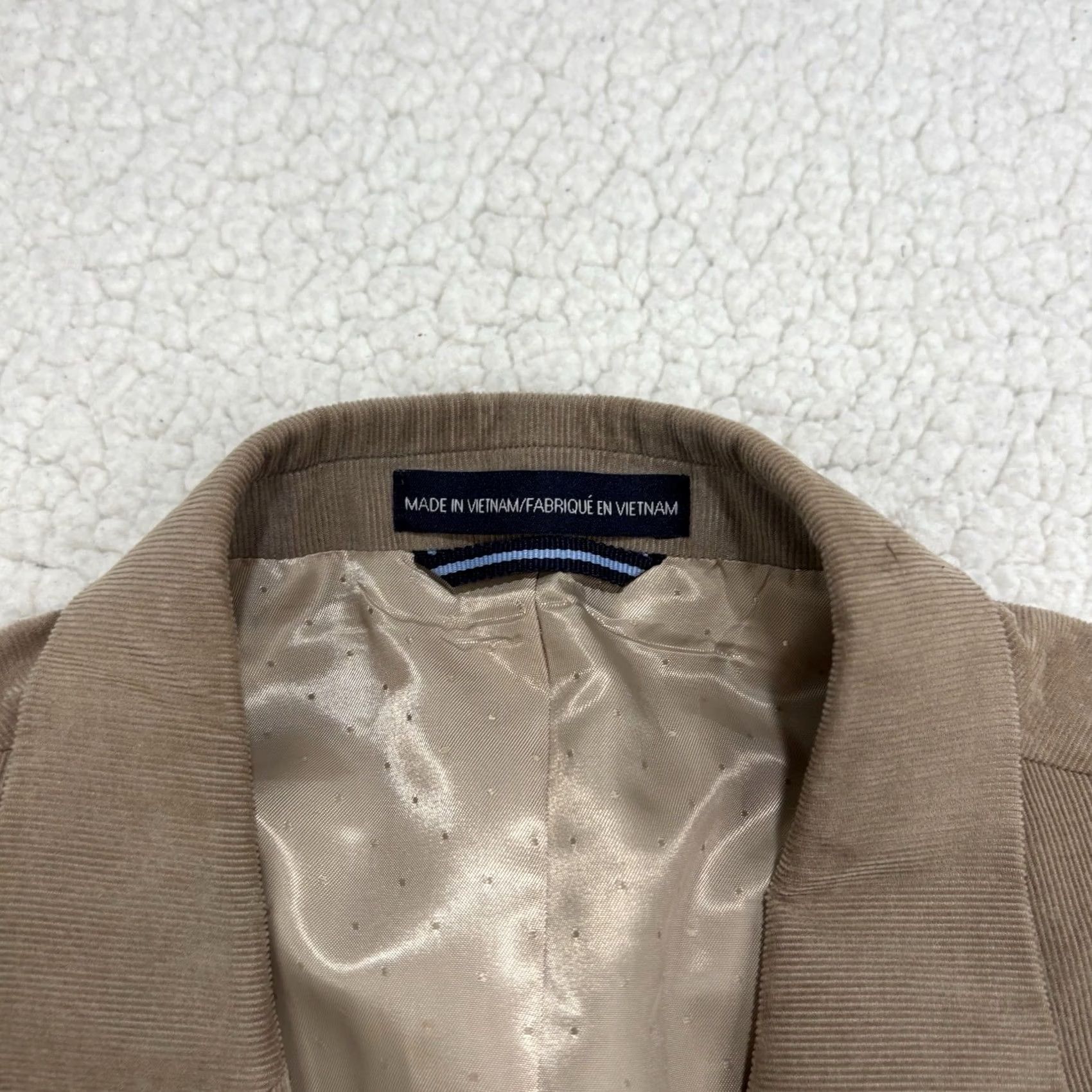 Tommy Hilfiger Tommy Hilfiger Sport Coat Jacket Corduroy Brown 42 L42 Suede Elbow Patches Four-Button Double-Vented Men Regular Cardigan? Size US XS / EU 42 / 0 - 2 Thumbnail