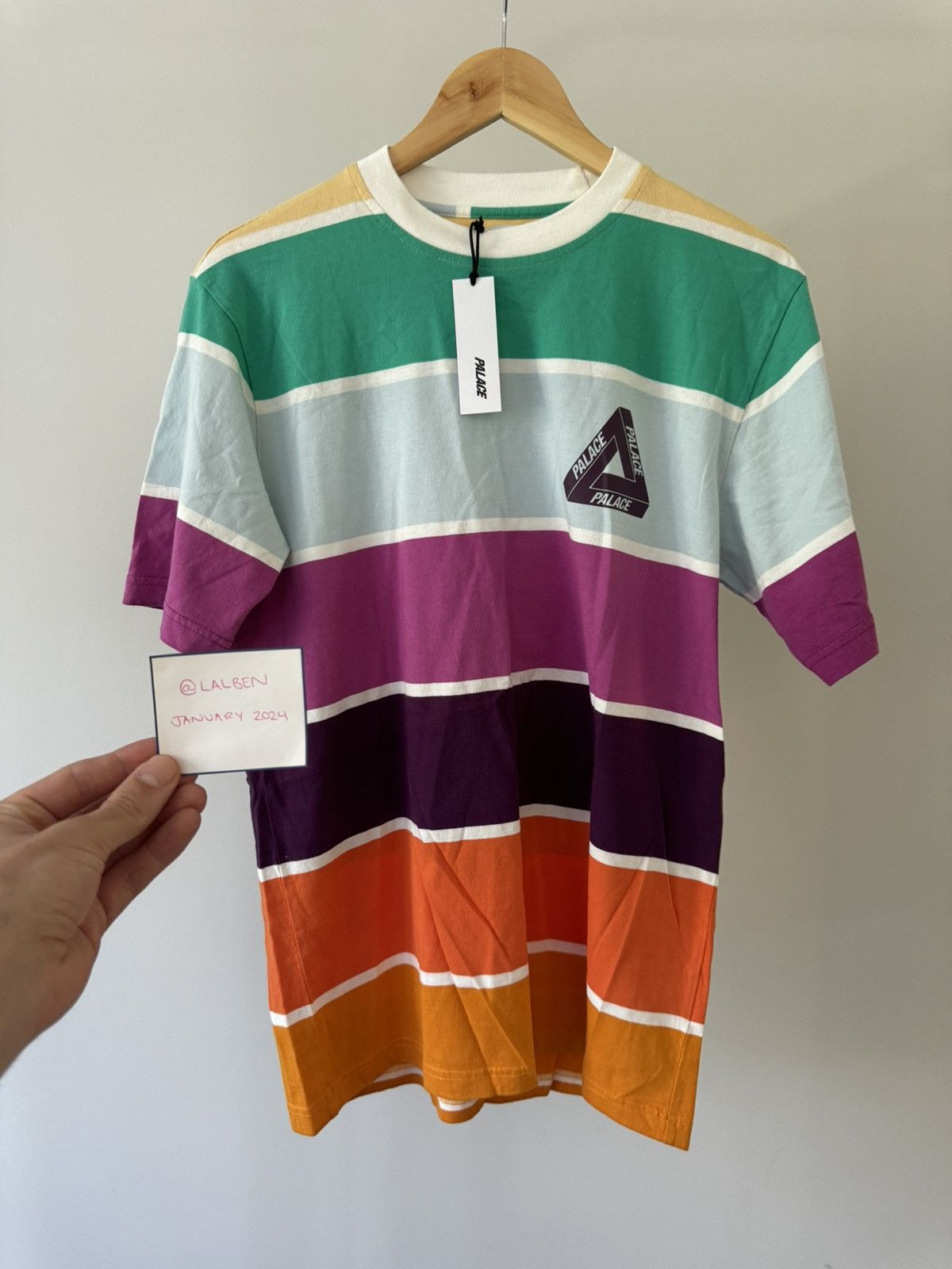 【高い素材】 Palace Multi Stripe Tee トップス
