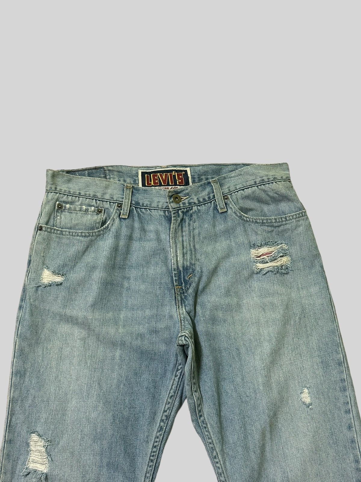 Levi's × Levi's Vintage Clothing × Vintage Vintage Levi's 527 Flared Bootcut Distressed Jeans Size US 33 - 3 Thumbnail