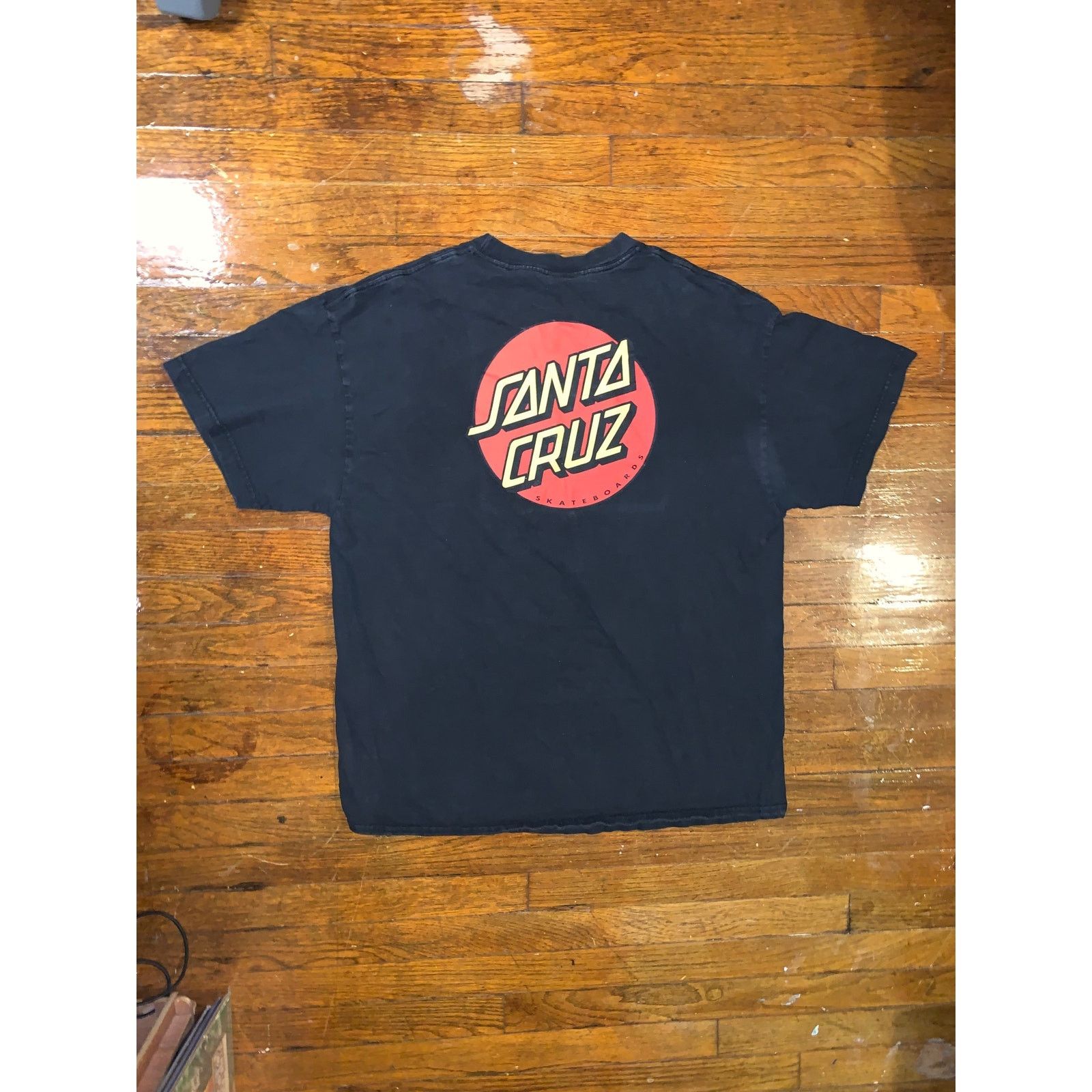 Santa Cruz Skateboards Santa Cruz Skateboards Classic Dot T Shirt Black XL Size US XL / EU 56 / 4 - 2 Thumbnail