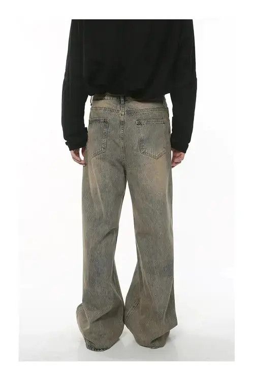 Designer × Jean Baggy Jeans Worn Out Loose Size 27" / US 4 / IT 40 - 2 Thumbnail