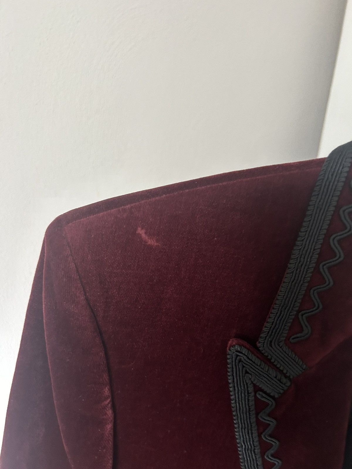 Saint Laurent Paris FW18 Saint Laurent Western Velvet Blazer rrp $4k Size US M / EU 48-50 / 2 - 11 Thumbnail