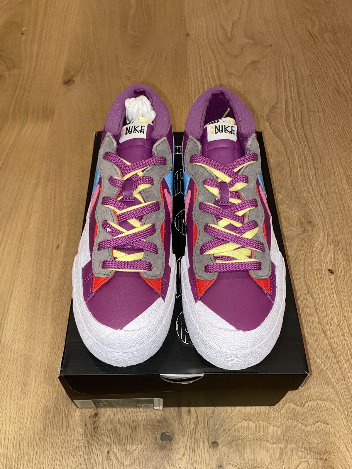 Kaws × Nike × Sacai Nike Blazer Low sacai KAWS Purple Dusk Size US 11.5 / EU 44-45 - 3 Thumbnail