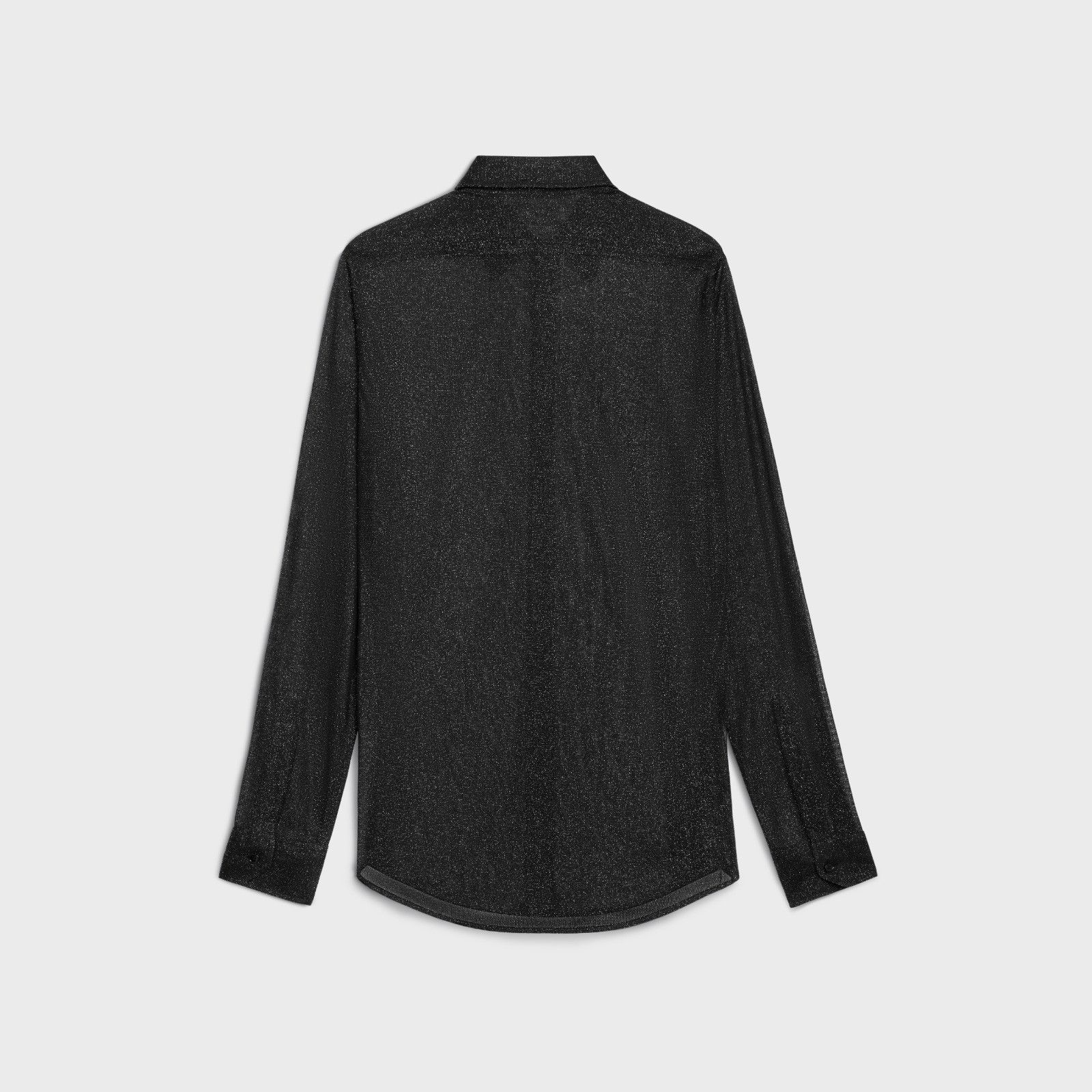 Celine o1bcso1str0824 Loose Carnaby Shirt in Black Size US XS / EU 42 / 0 - 2 Thumbnail