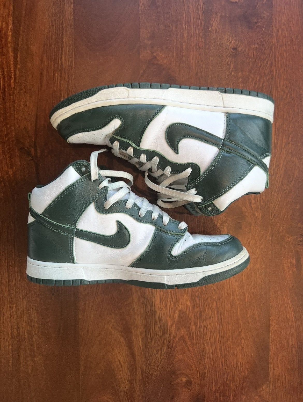 Nike Nike Spartan Green Dunk Highs Size US 9.5 / EU 42-43 - 2 Thumbnail