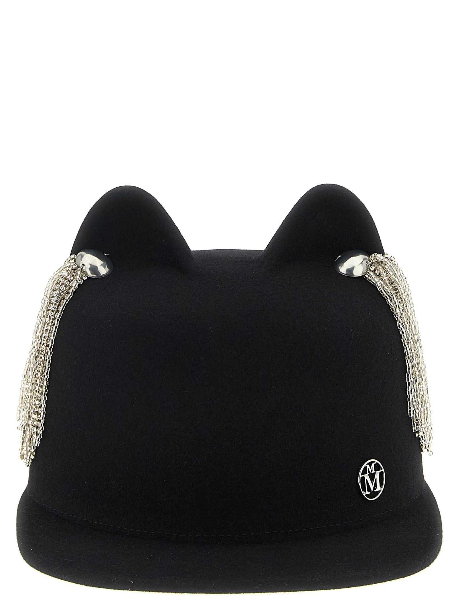 Maison Michel 'Jamie' hat with crystals Size ONE SIZE - 1 Thumbnail