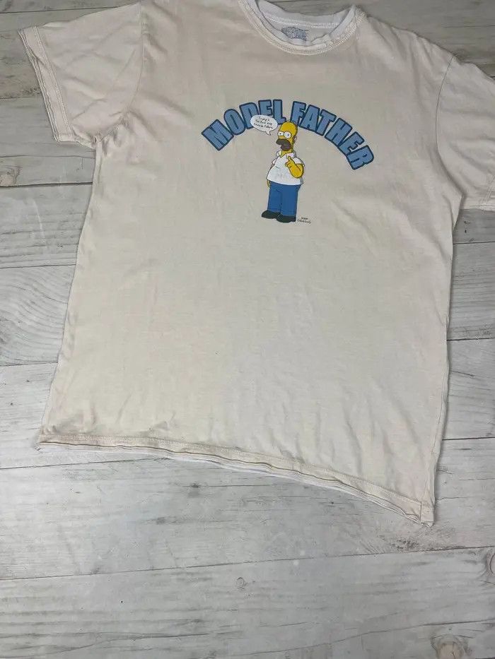 The Simpsons Vintage The Simpsons Model Father T Shirt 90s Size US L / EU 52-54 / 3 - 3 Thumbnail