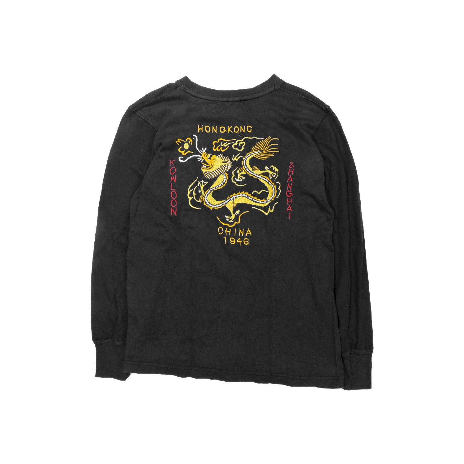 Japanese Brand HOUSTON HONGKONG CHINA 1964 DRAGON LONG SLEEVE T-SHIRT Size US M / EU 48-50 / 2 - 12 Thumbnail