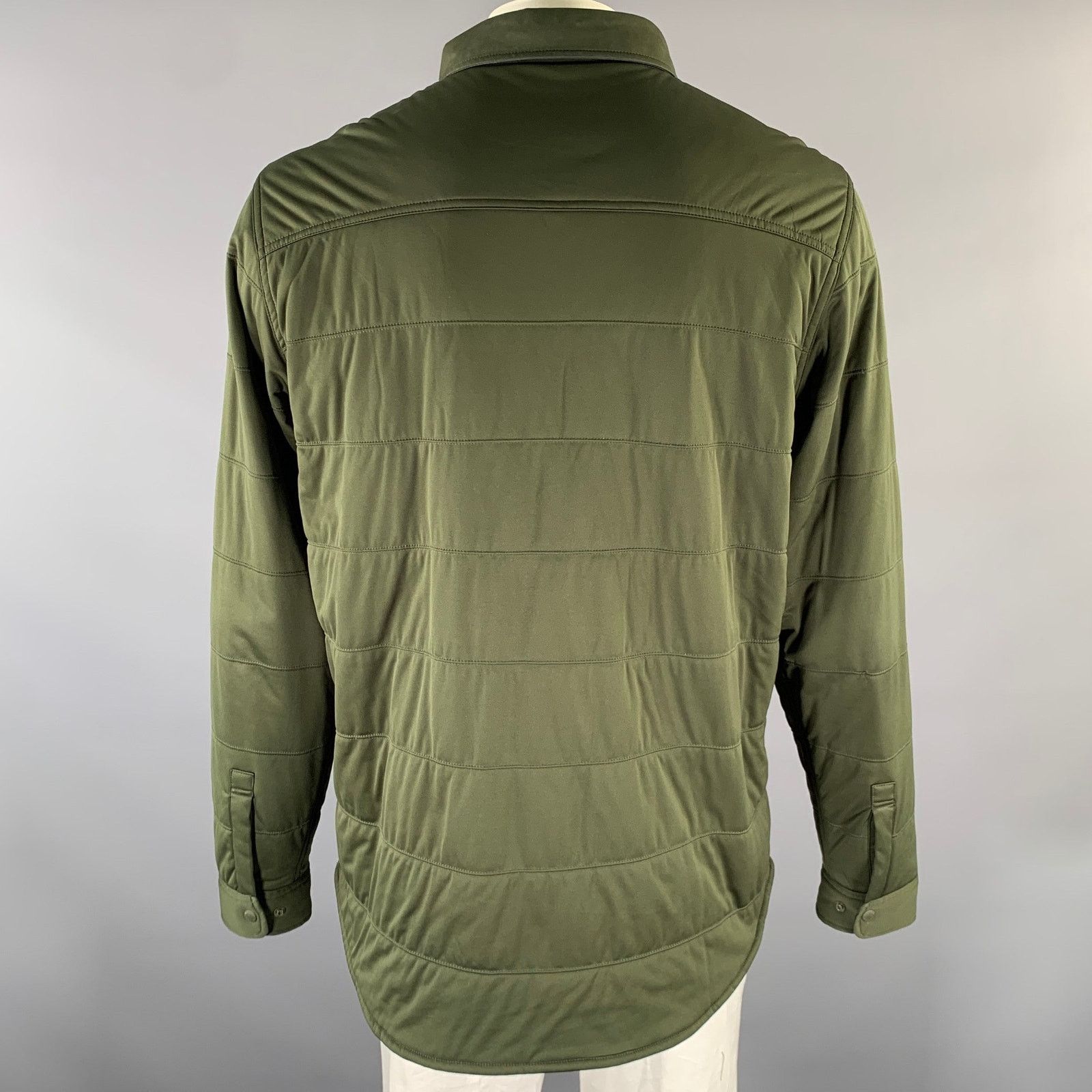Snow Peak SNOW PEAK Size XXL Green Quilted Polyester Shirt Jacket Size US XXL / EU 58 / 5 - 4 Thumbnail