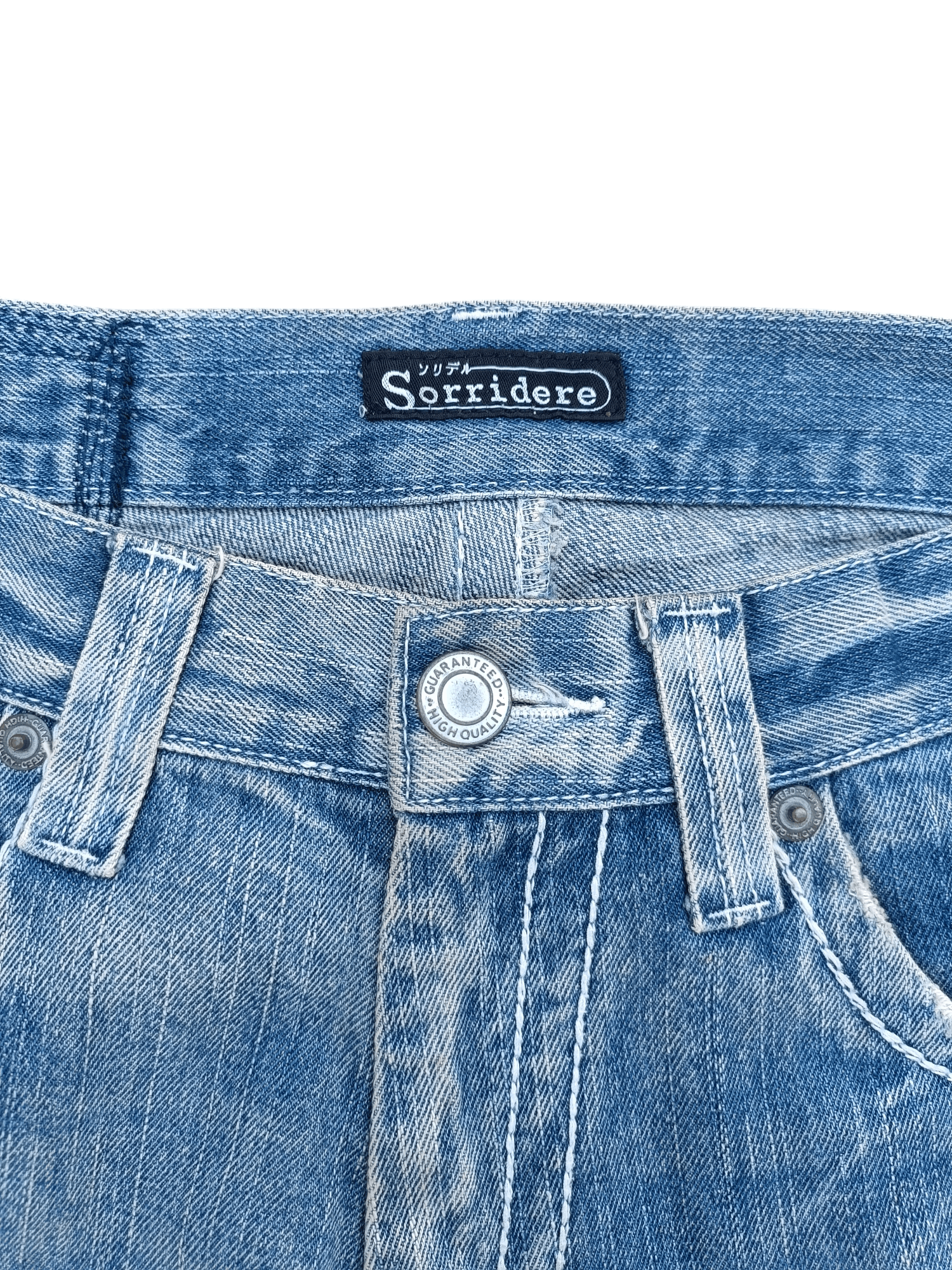 Japanese Brand FLARED Sorridere Rusty Mudwash Distressed Denim Mudmax Size US 31 - 12 Thumbnail