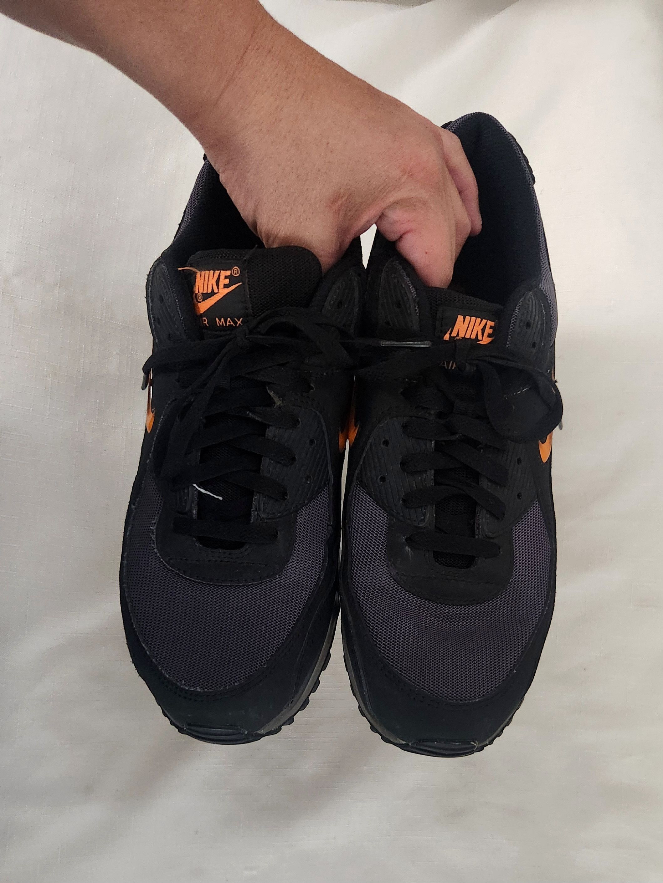 Nike Nike Air Max 90 Jewel Swoosh Black Orange DX2656-001 Size 13 Size US 13 / EU 46 - 7 Thumbnail