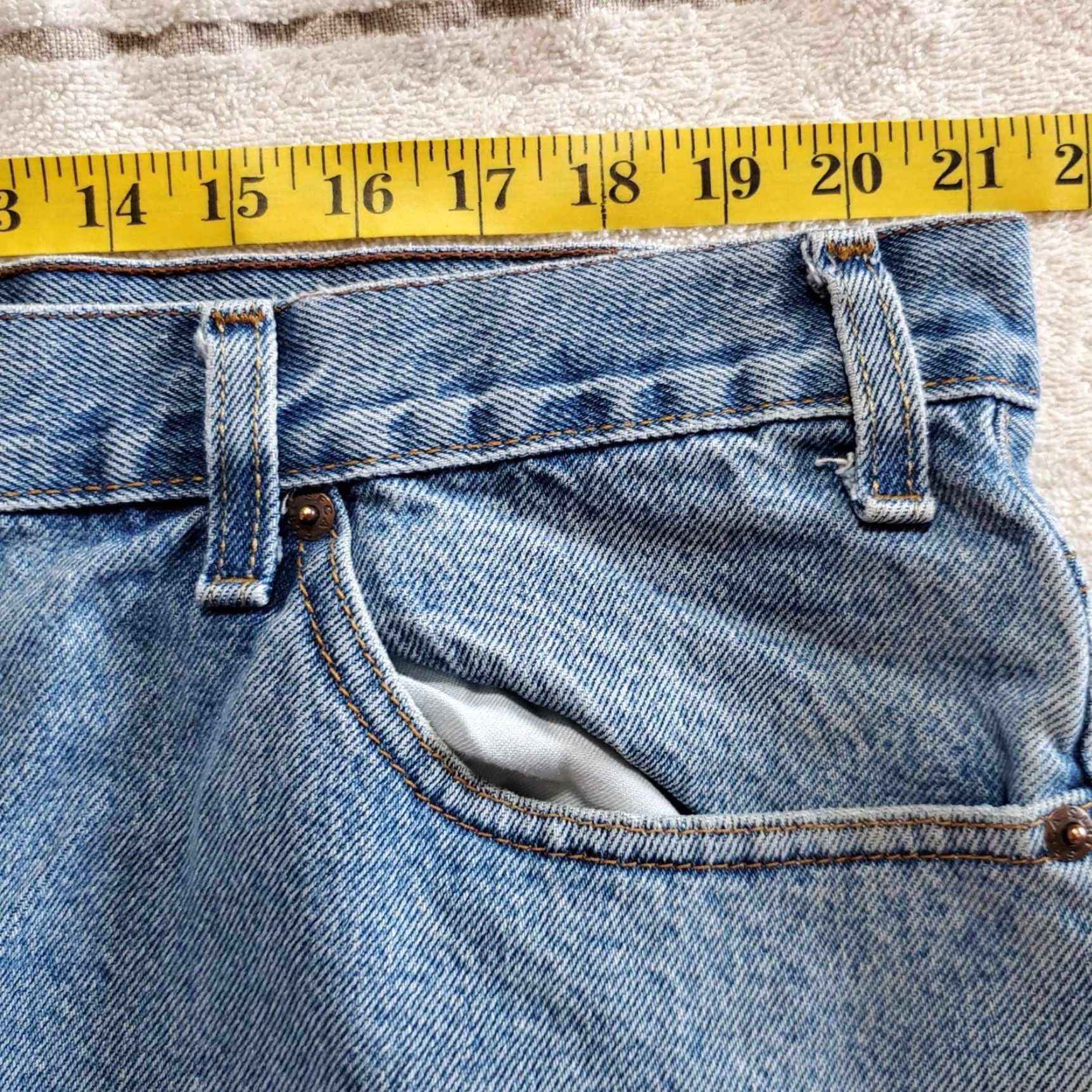 Levi's Levi's Strauss Jeans 42 Regular Distressed Blue Straight Mens 29 Inseam Jeans Size US 42 / EU 58 - 4 Thumbnail