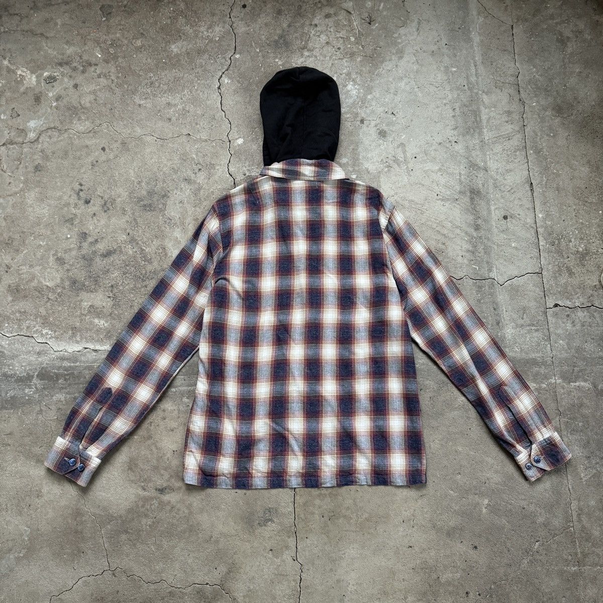 Faith Connexion Faith Connexion Check Hooded Shirt Size US M / EU 48-50 / 2 - 2 Thumbnail