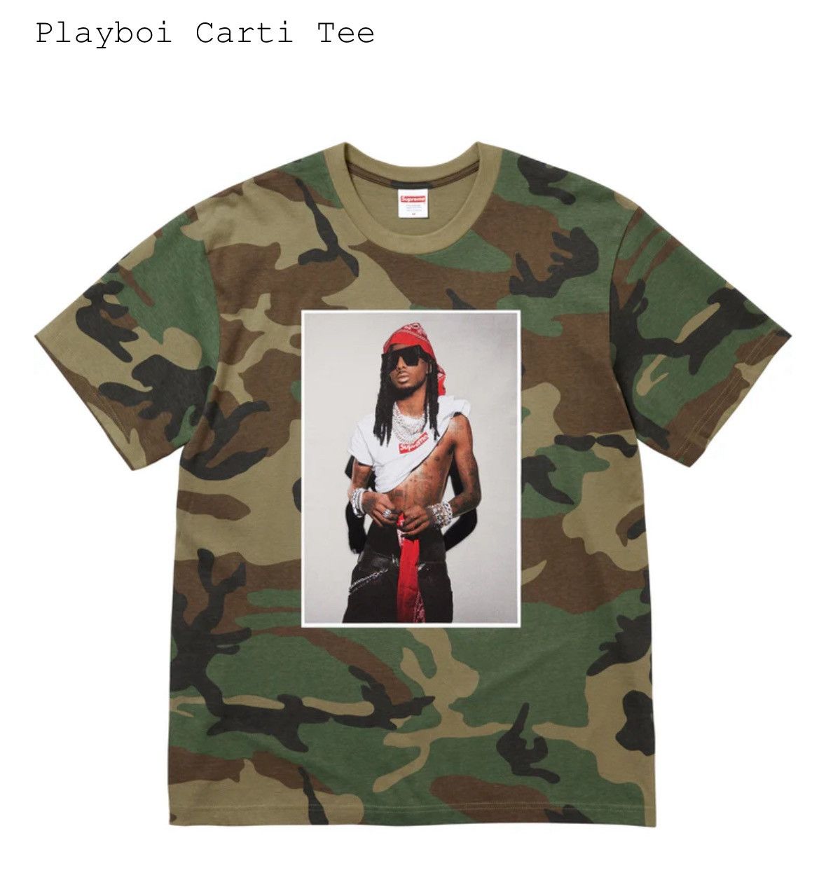 Supreme Supreme x Playboi Carti Photo Tee FW25 Size US L / EU 52-54 / 3 - 1 Thumbnail