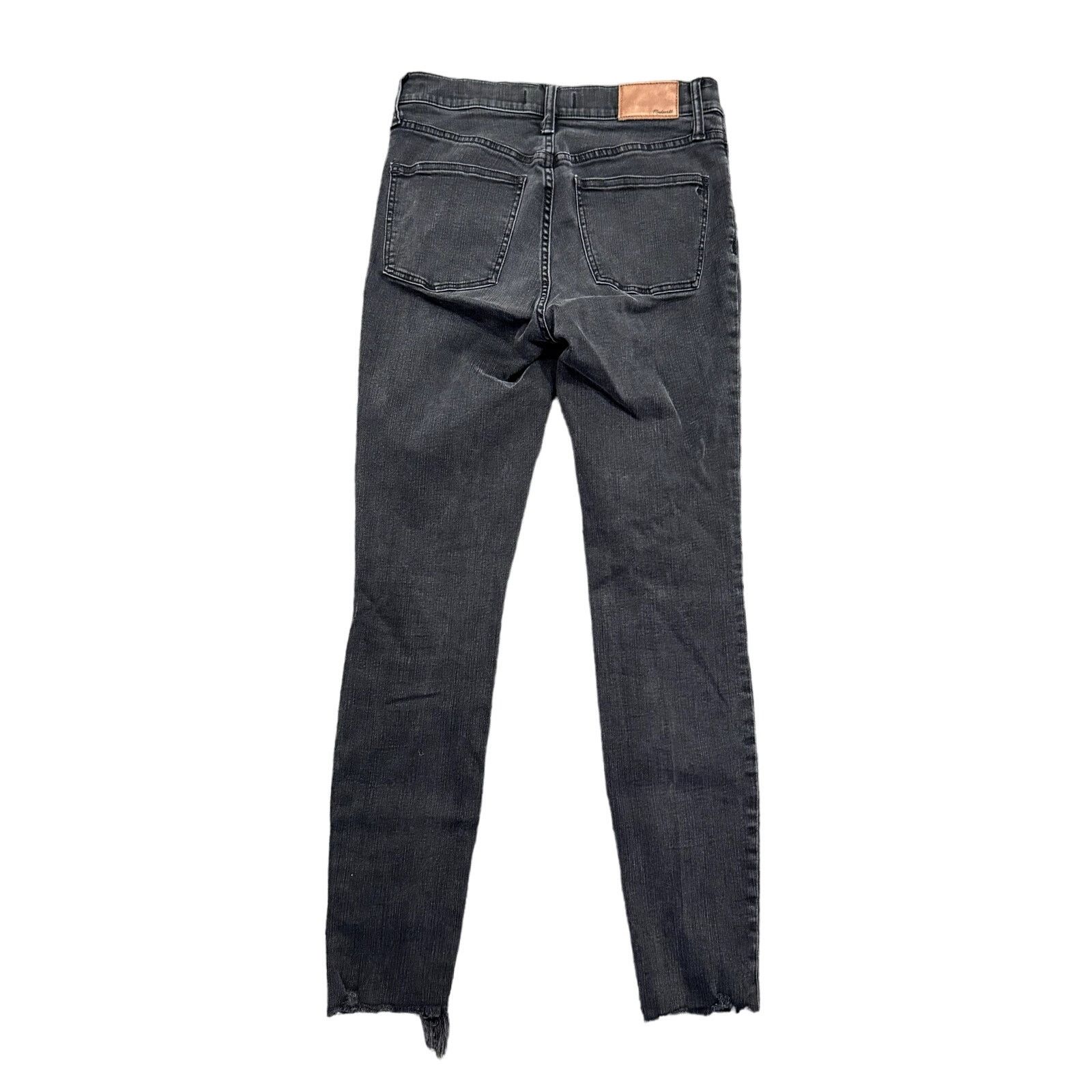 Madewell Madewell 9" Button Ankle Skinny Jeans in Black Wash, Size 28 Size 28" / US 6 / IT 42 - 5 Thumbnail