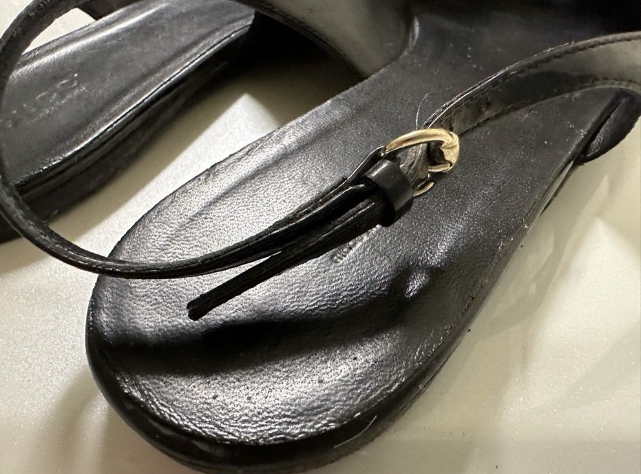 Gucci GUCCI Slingback Horsebit Sandal Flats Size US 6.5 / IT 36.5 - 3 Thumbnail