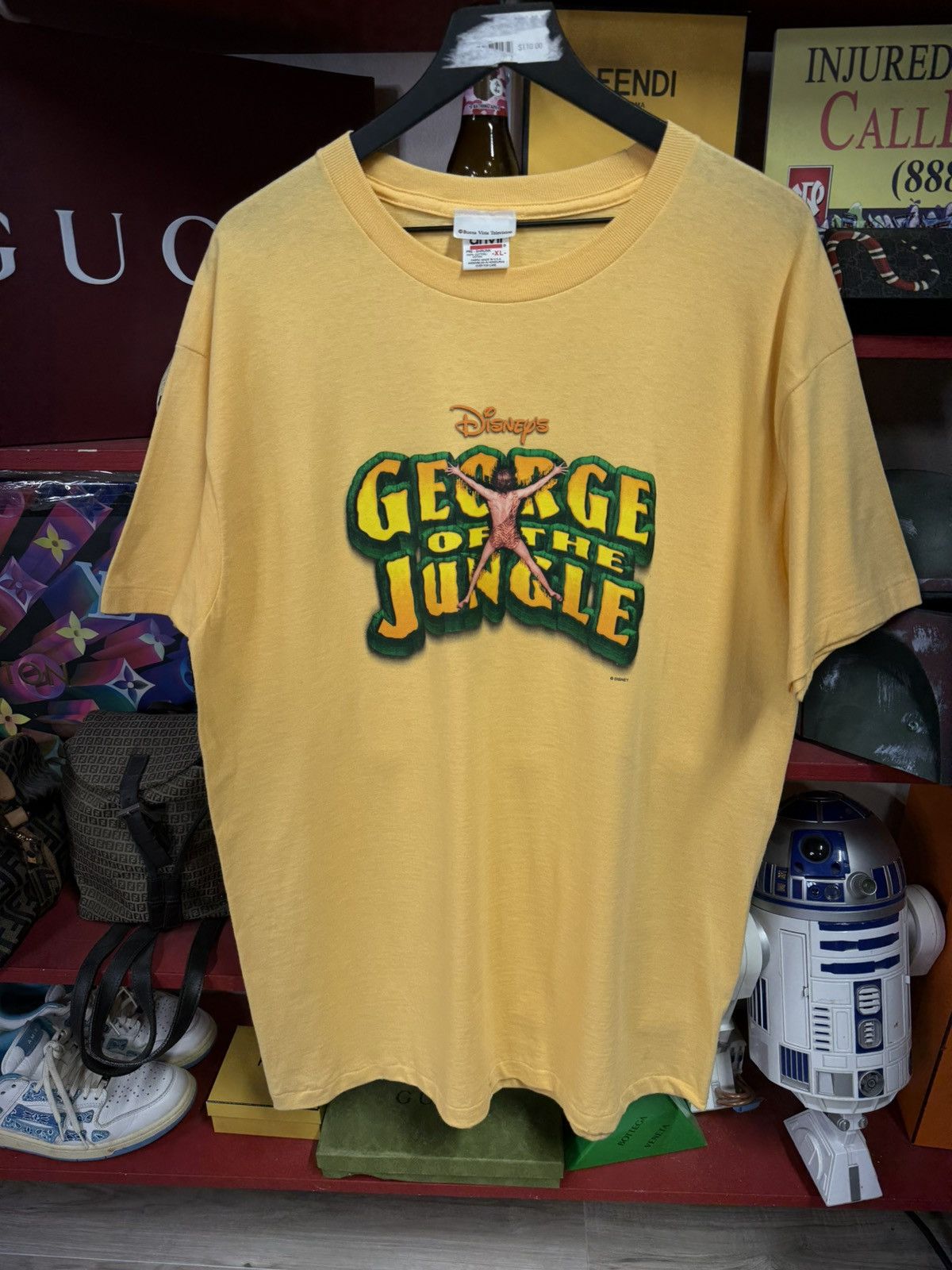 Disney Vintage 90’s George of the Jungle T-Shirt Disney Movie XL Size US XL / EU 56 / 4 - 1 Thumbnail