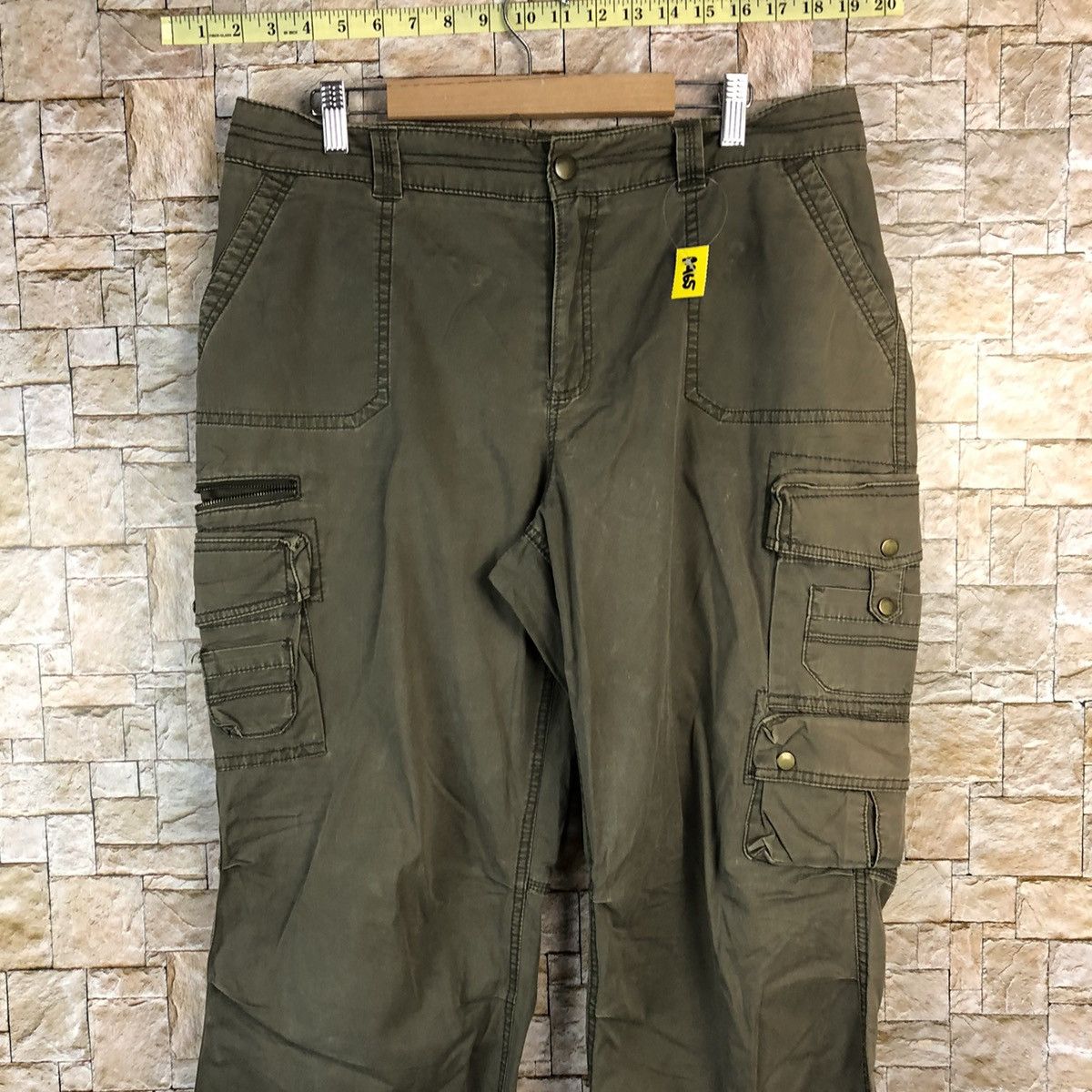 Other Courtenay Green Cargo Multipocket Pants #A965 Size 32" / US 10 / IT 46 - 5 Thumbnail