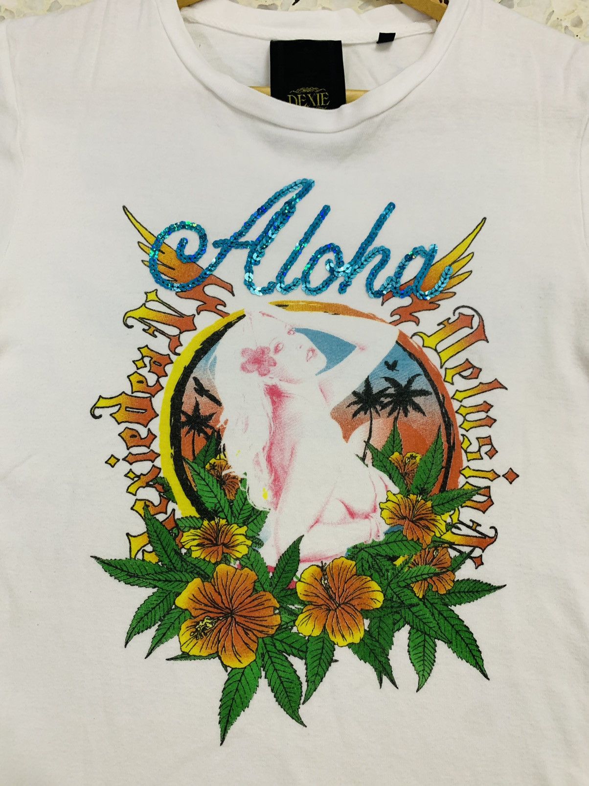 Japanese Brand VINTAGE ALOHA NUDE GIRLS VERY RARE Size XS / US 0-2 / IT 36-38 - 2 Thumbnail