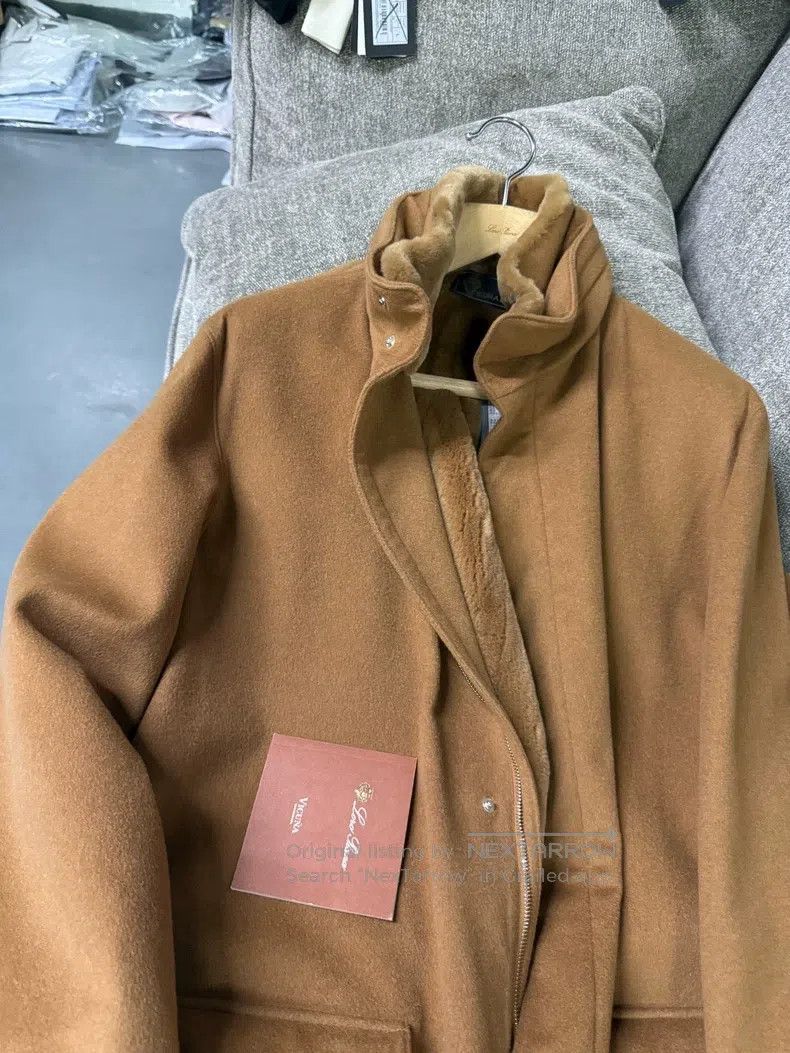 Loro Piana LORO PIANA Winter Voyage Series Camel Hair Hunting Jacket Size US L / EU 52-54 / 3 - 2 Thumbnail