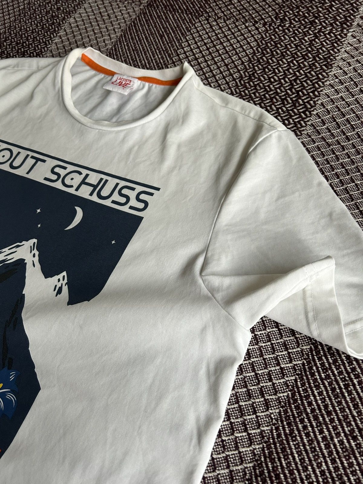 Lacoste Lacoste Live T-shirt Big Logo Graphic Print Tee Size 5 / L Size US L / EU 52-54 / 3 - 6 Thumbnail