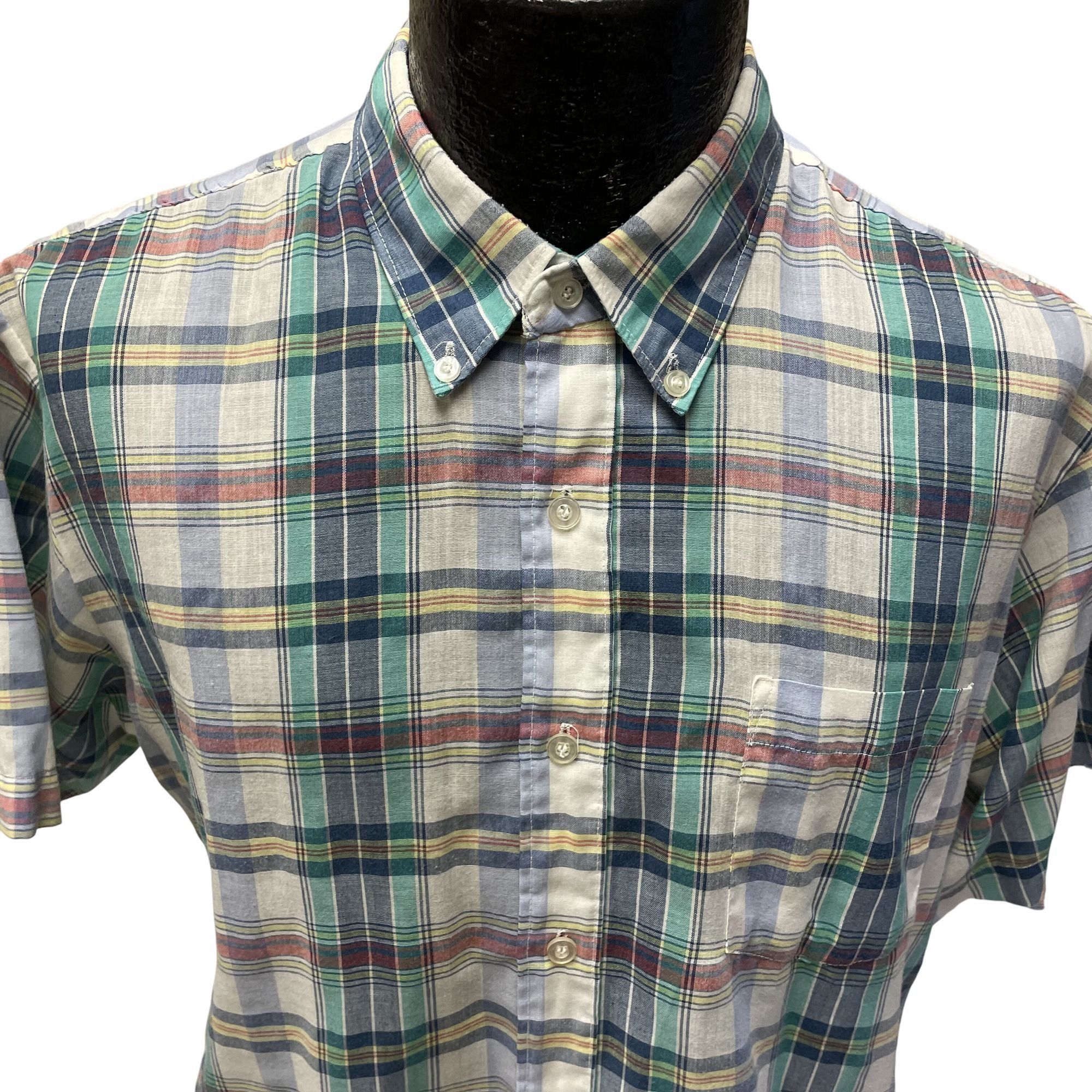 McGregor Vtg McGregor Contemporary Pastel Multicolor Madras Shirt Size US L / EU 52-54 / 3 - 3 Thumbnail