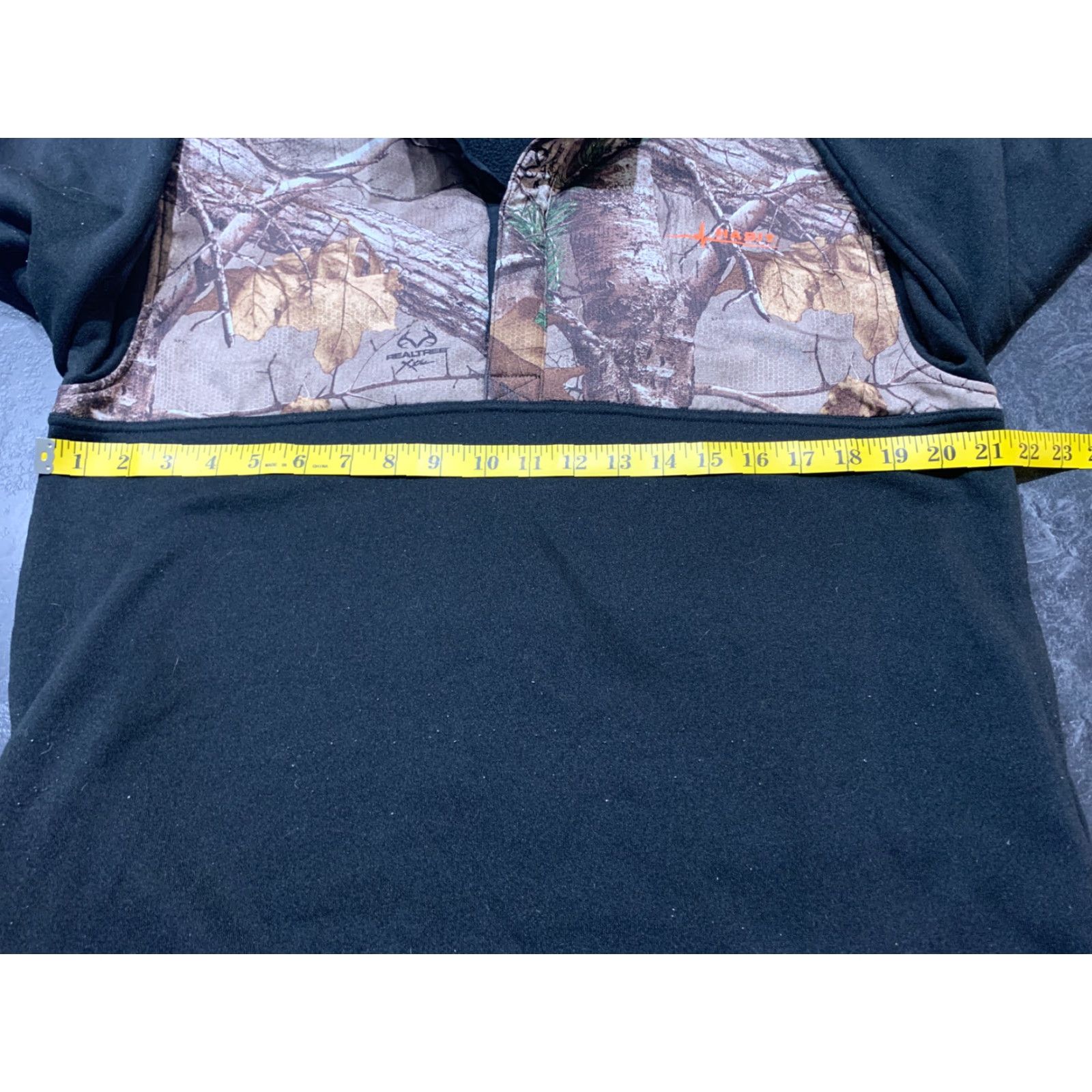 Realtree Habit Realtree Camo Jacket Large Brown Fleece Lined 1/2 Zip Outdoor Men’s Size US L / EU 52-54 / 3 - 7 Thumbnail