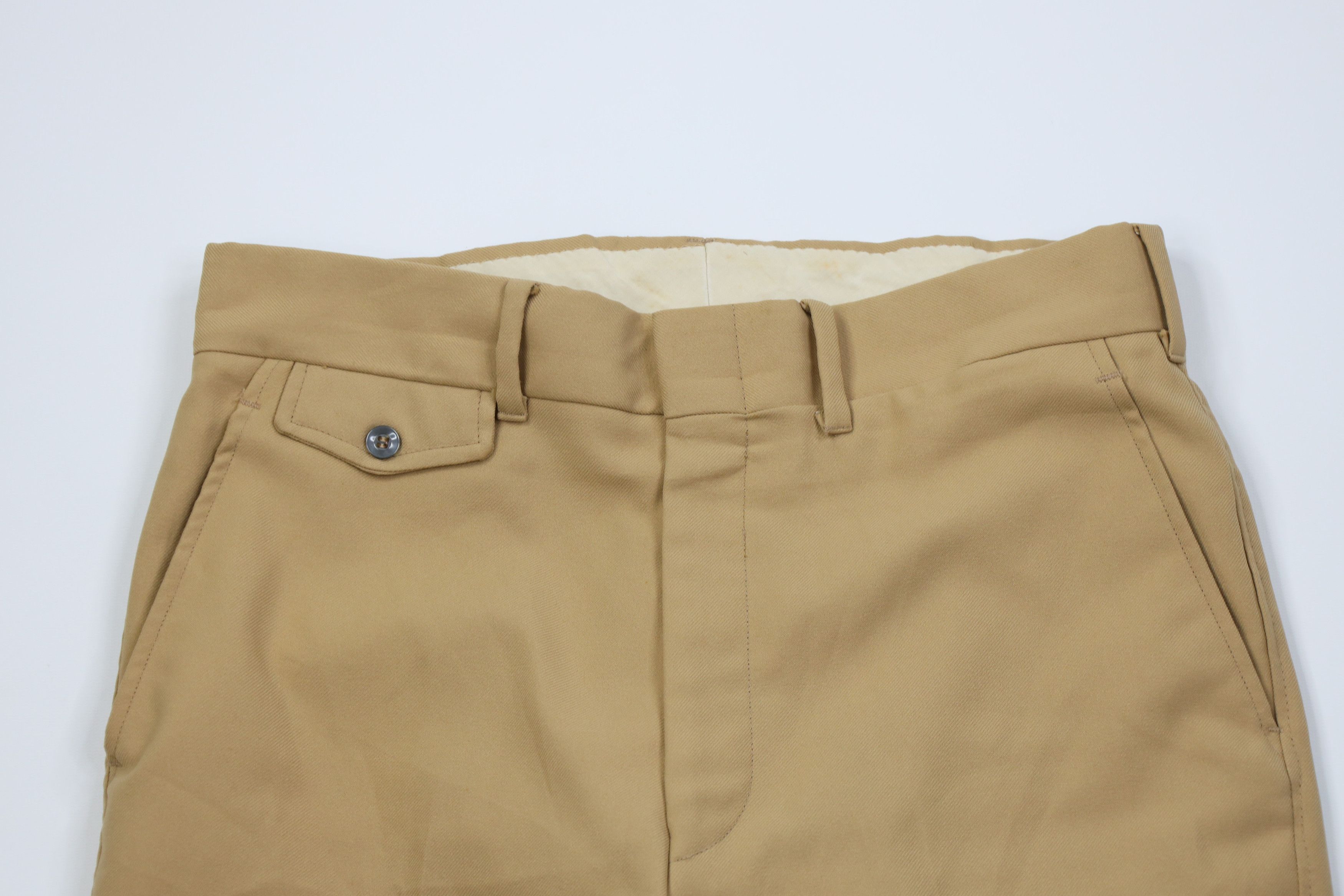 Vintage Vintage 60s 70s Wide Leg Bell Bottoms Pants Wheat Brown USA Size US 32 / EU 48 - 2 Thumbnail