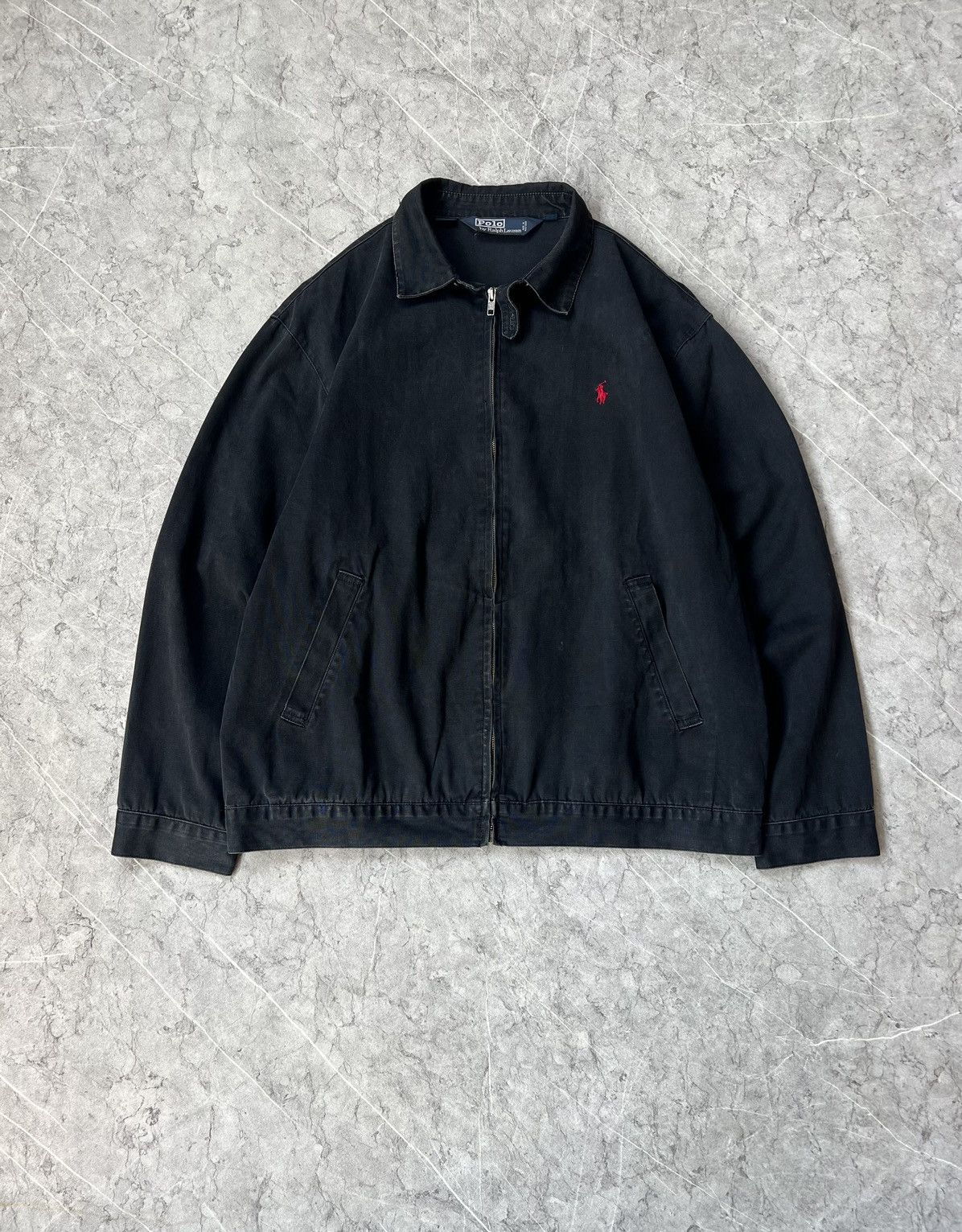 Ralph lauren black jean jacket store