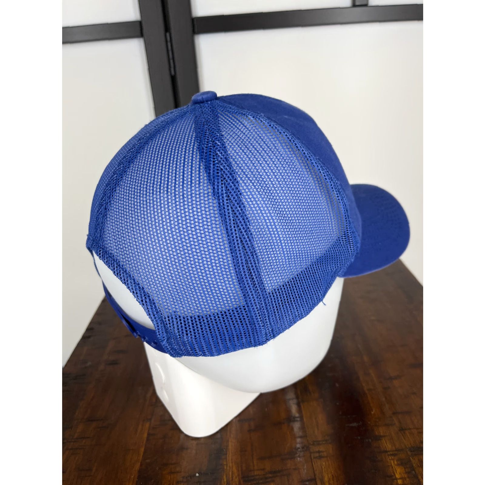 Bass Pro Shops BASS PRO SHOPS Trucker Hat Adjustable Adult One Size Blue Cotton Twill Fish Camp Mens Size ONE SIZE - 7 Thumbnail