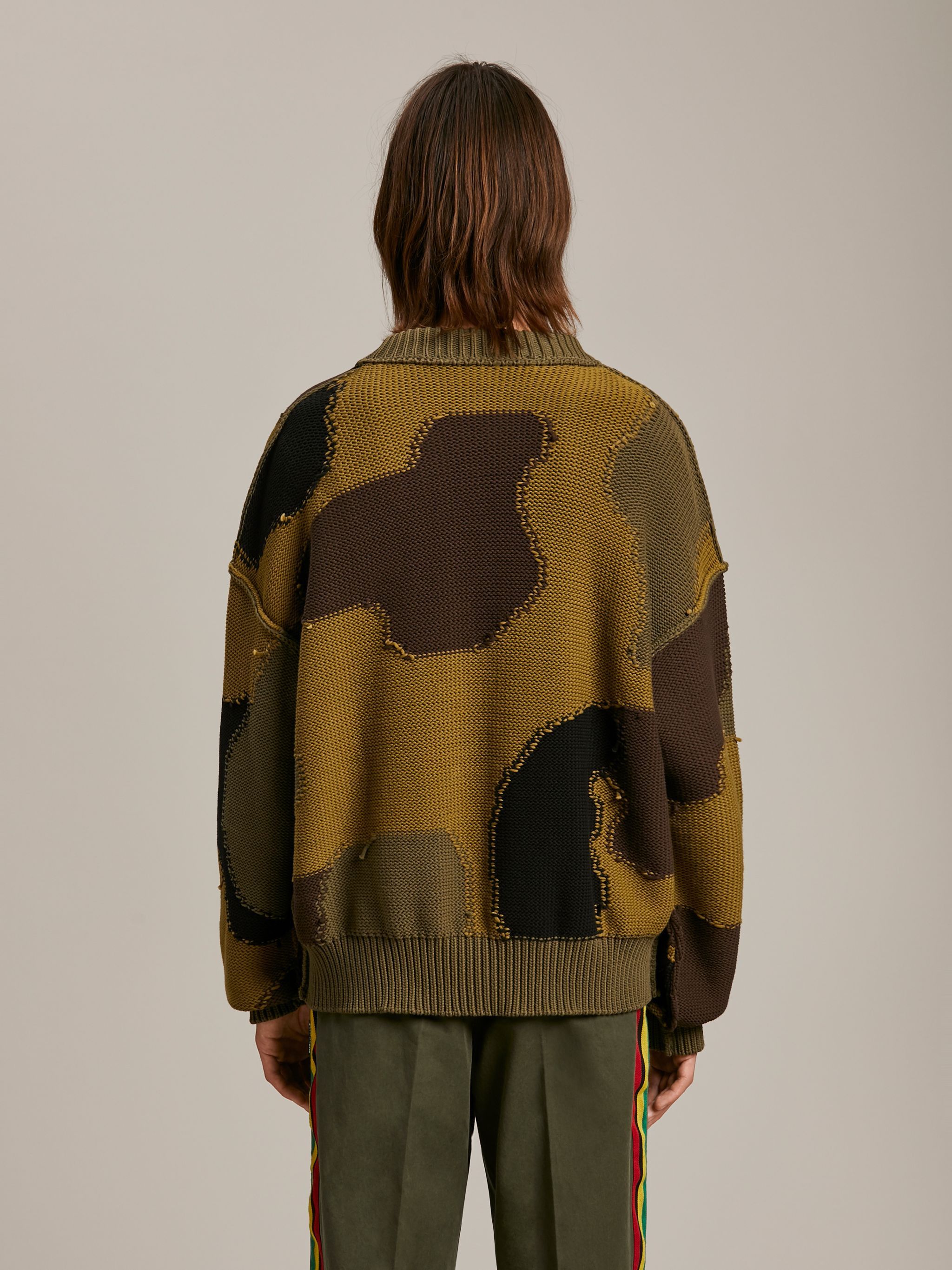 Palm Angels Palm Angels Camo Knit Sweater Size US S / EU 44-46 / 1 - 4 Thumbnail