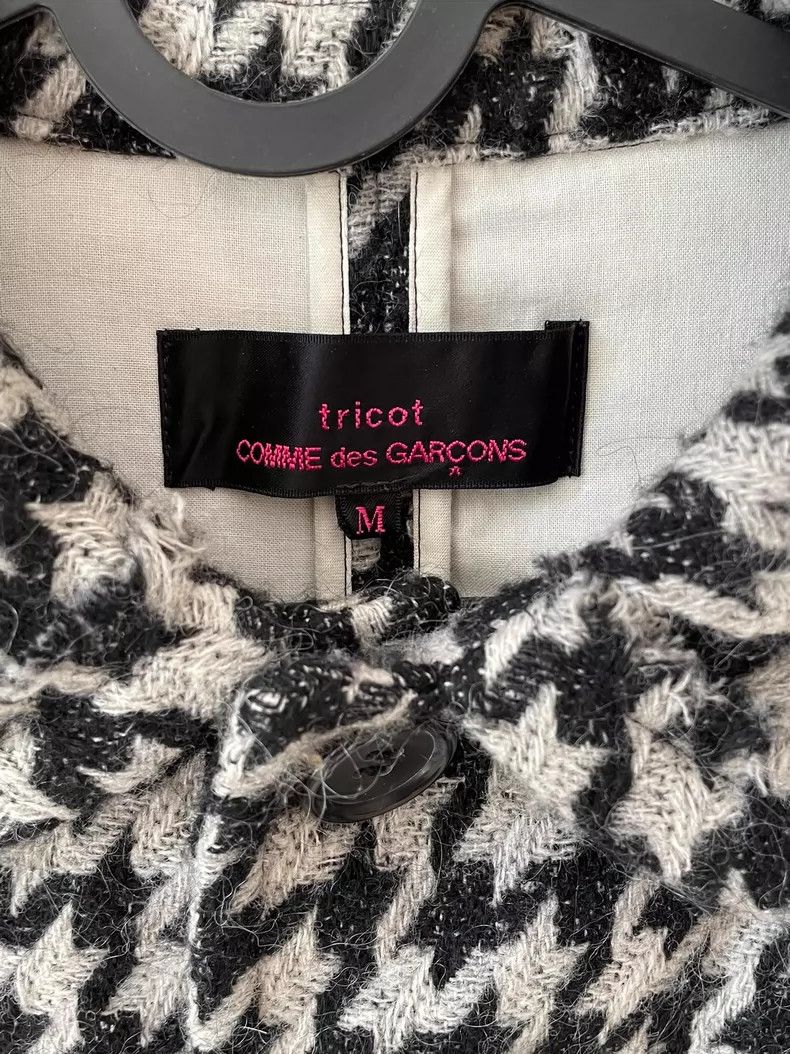 Other Comme Des Garcons Houndstooth wool doll-neck blazer short Size M / US 6-8 / IT 42-44 - 2 Thumbnail