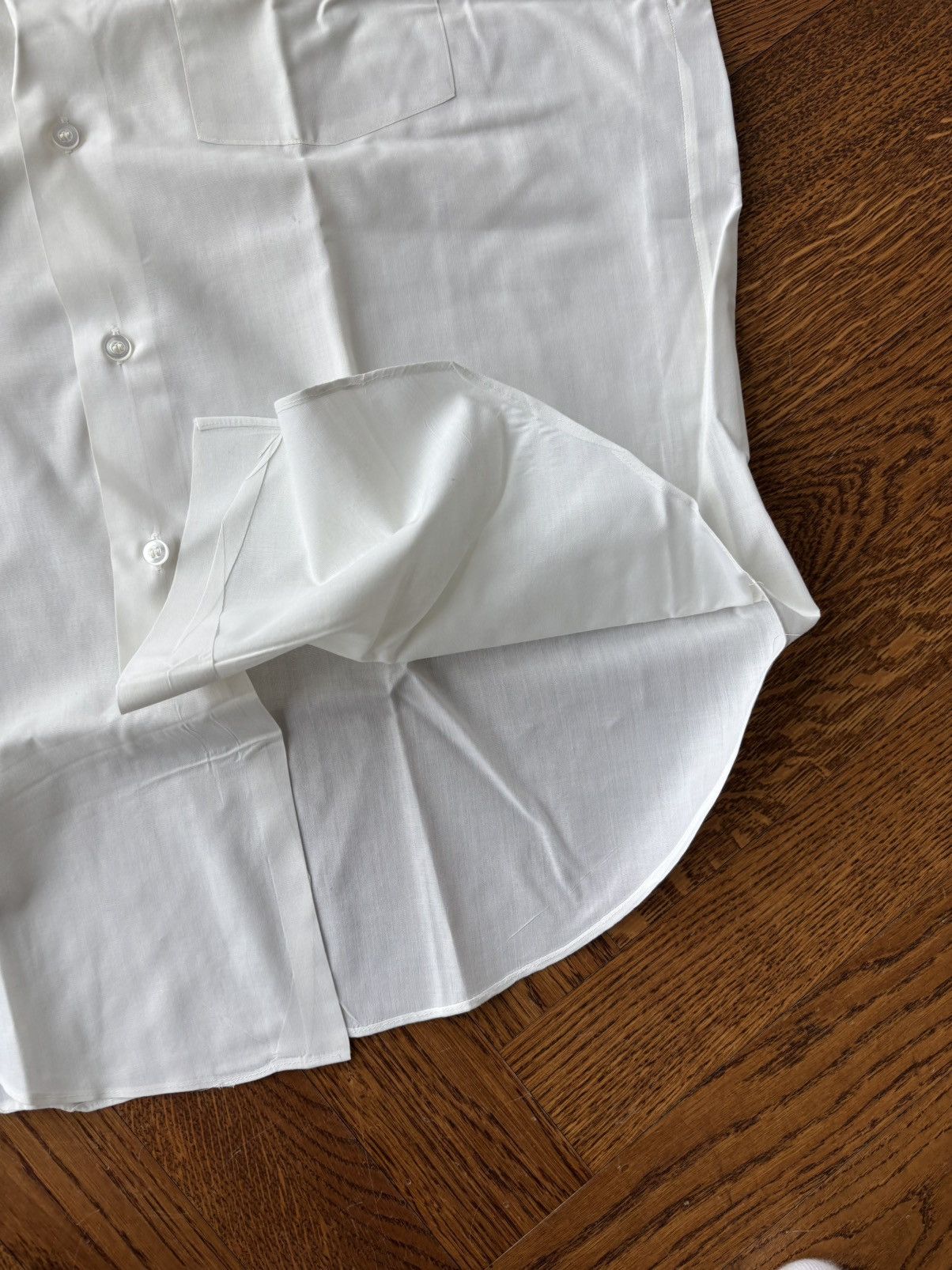 Arrow × Vintage 1960s Arrow Tericota Shirt 70s Vintage Shortsleeve Sanfor S Size US S / EU 44-46 / 1 - 9 Thumbnail