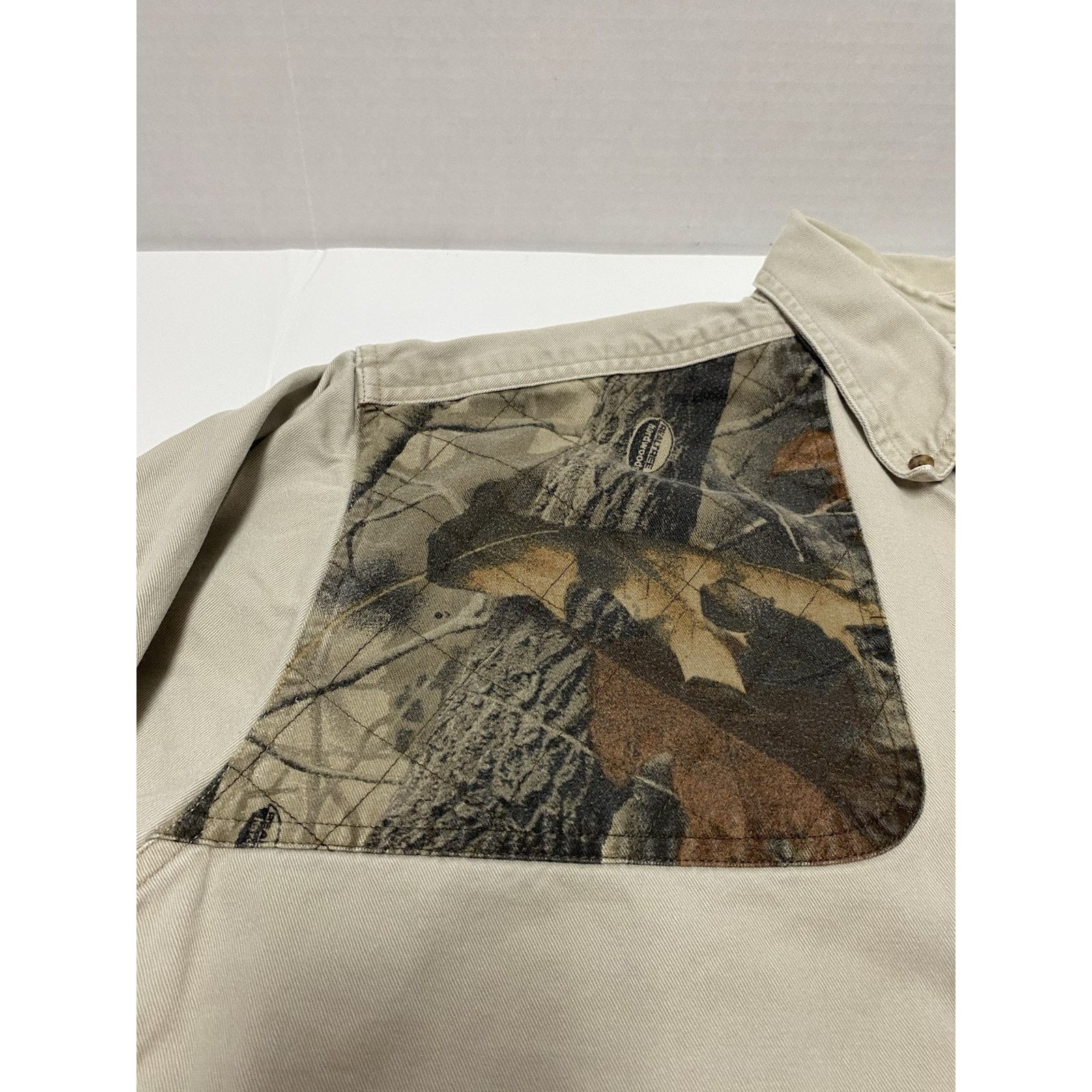 Other Woolrich Shirt Mens XL Brown Khaki Camouflage Button Up Size US XL / EU 56 / 4 - 2 Thumbnail