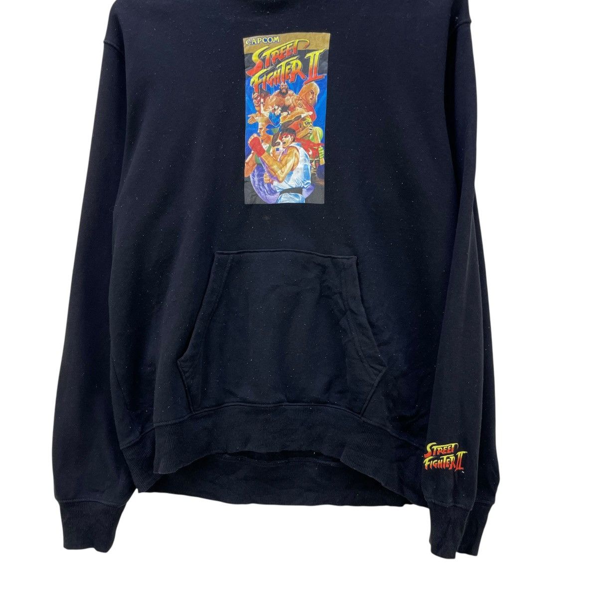 Playstation 💥Awesome Video Game Capcom Street Fighter II Pullover Hooded Size US M / EU 48-50 / 2 - 3 Thumbnail