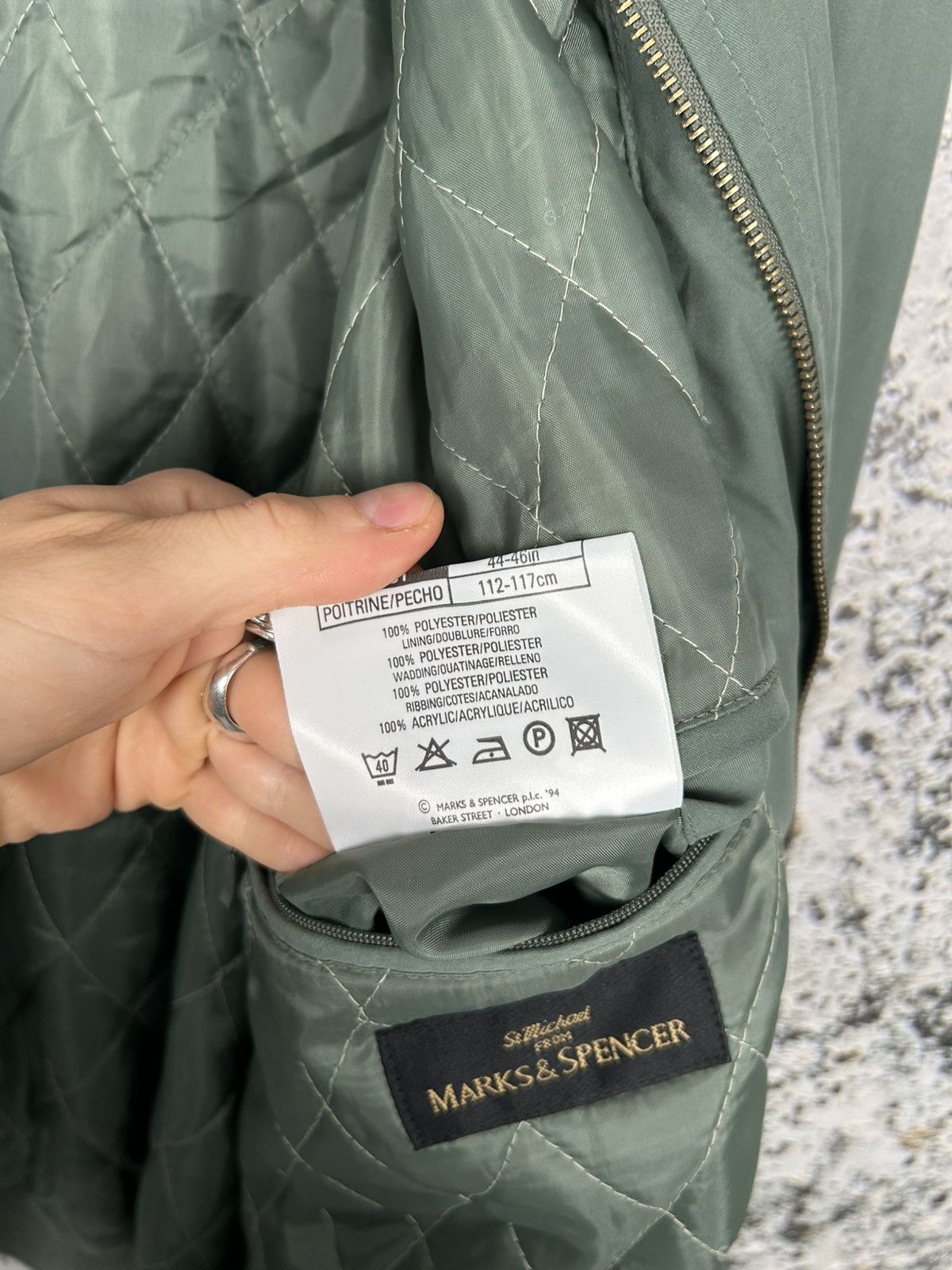 Vintage Vintage Green Bomber Military Jacket Outdoor Archive Japan Size US XL / EU 56 / 4 - 8 Thumbnail