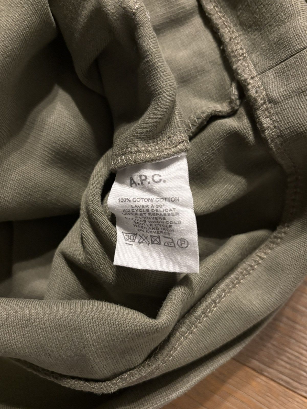 A.P.C. APC Khaki Hoodie Size US S / EU 44-46 / 1 - 6 Thumbnail