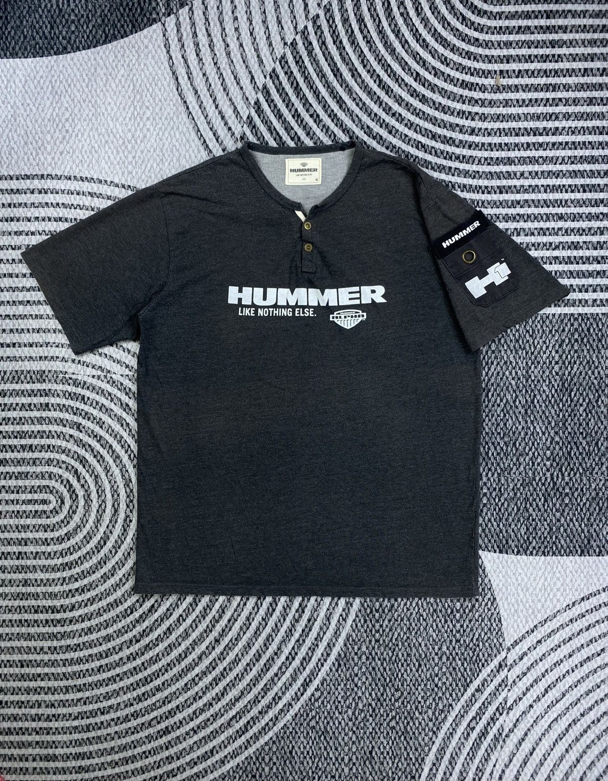 Other Vintage Hummer Motorsport Back Hit Embroidered T-Shirt Size US XL / EU 56 / 4 - 6 Thumbnail