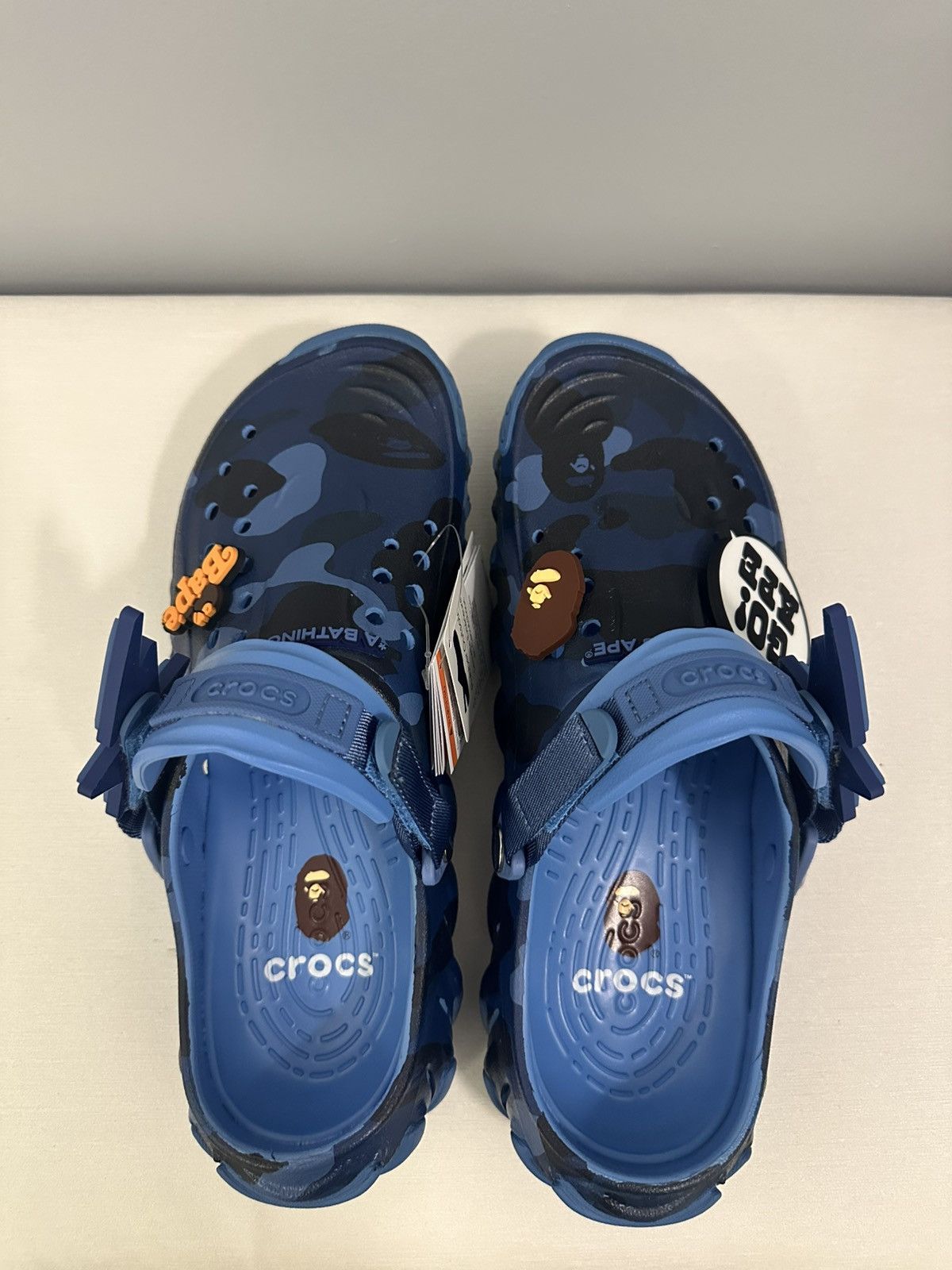 Bape × Crocs Bape X Crocs Blue Echo’s (Size 11) Size US 11 / EU 44 - 5 Thumbnail