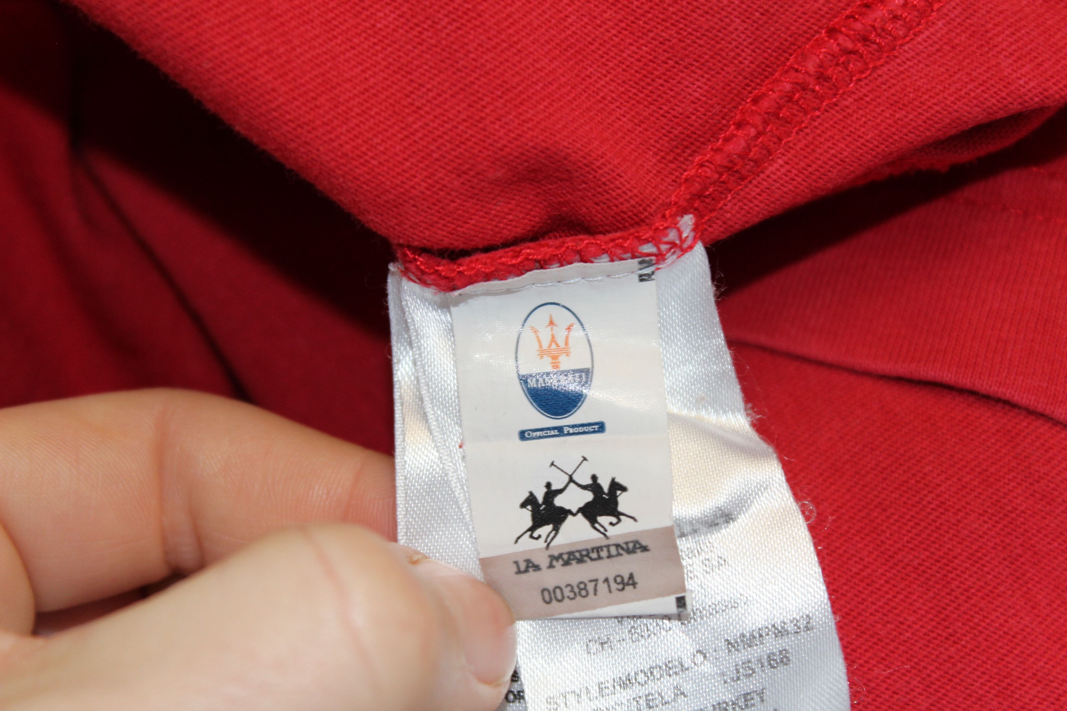 La Martina Men's La Martina Mazerati Red Polo Shirt Size 2XL Size US XXL / EU 58 / 5 - 9 Thumbnail