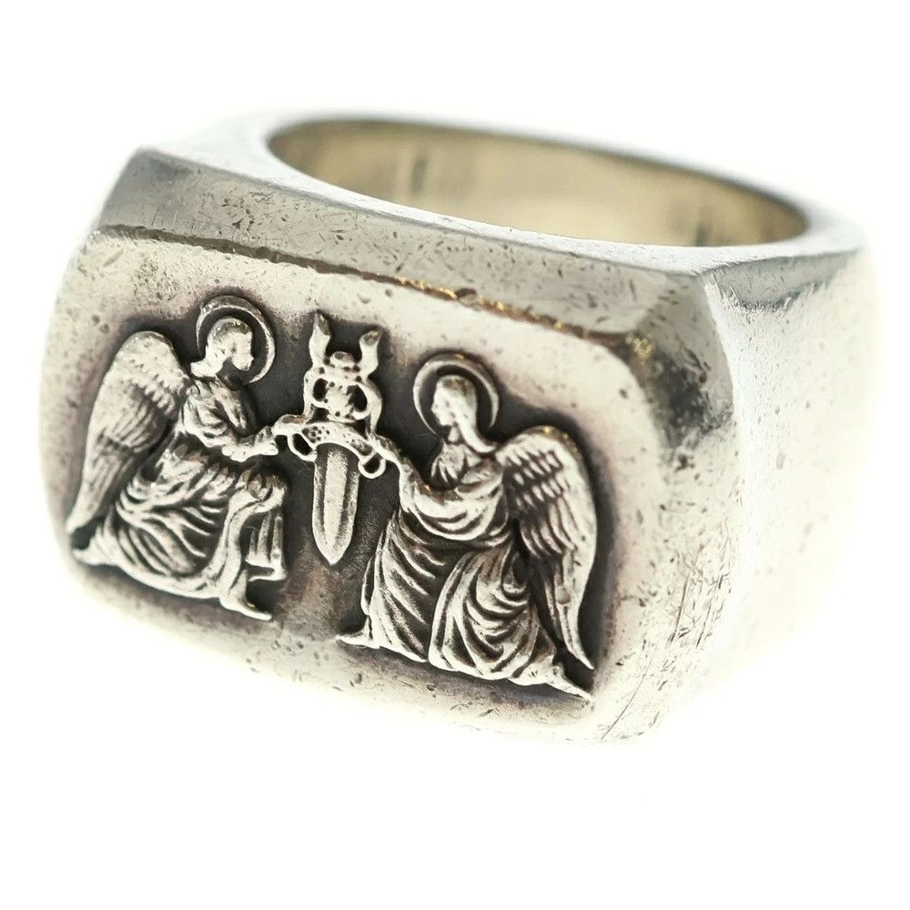 Chrome Hearts OFFER OK 🔥 7.5 CHROME HEARTS RING BIG PJ ANGEL silver Size ONE SIZE - 1 Thumbnail
